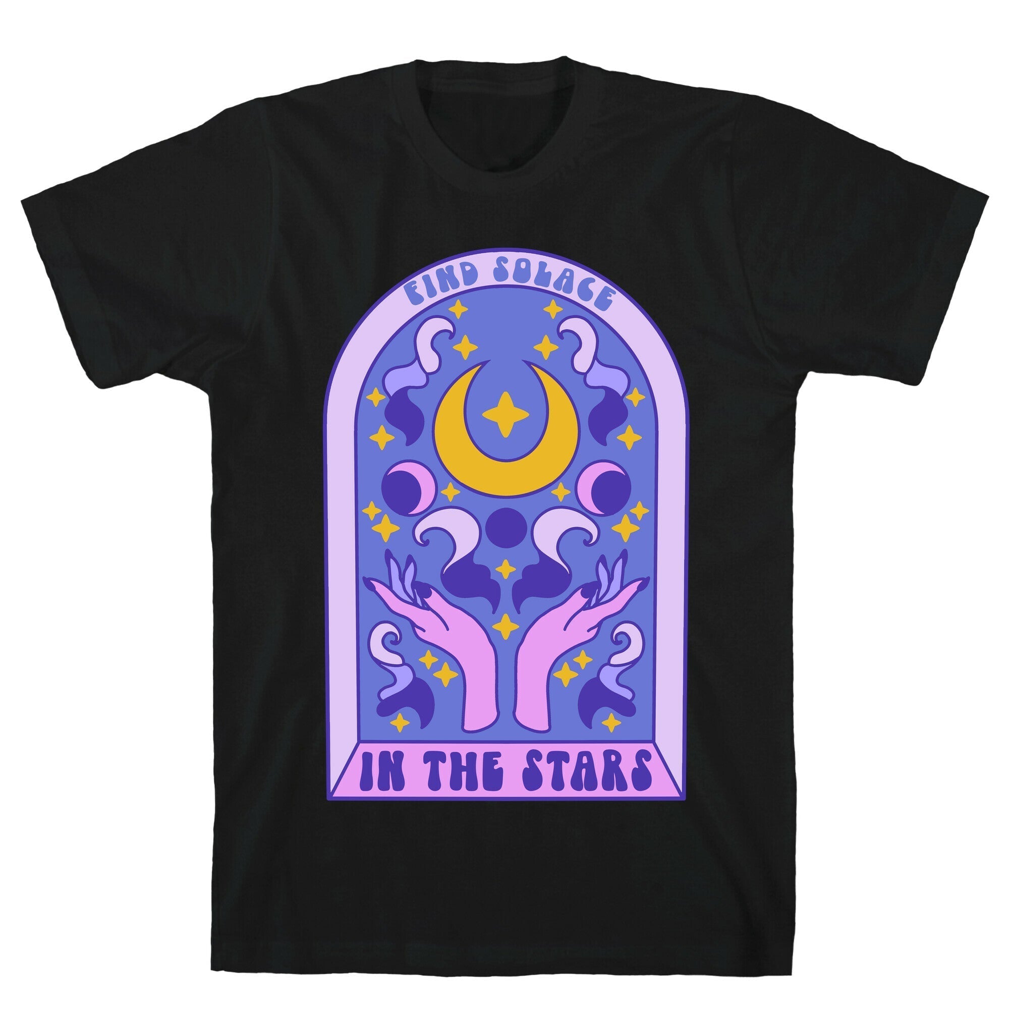 Find Solace In The Stars T-Shirt Hoodie, Sweatshirt | CoreVibeTees.com (Image 1)