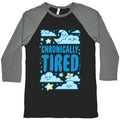 Chronically Tired Baseball Tee Hoodie, Sweatshirt | CoreVibeTees.com (Image 1)