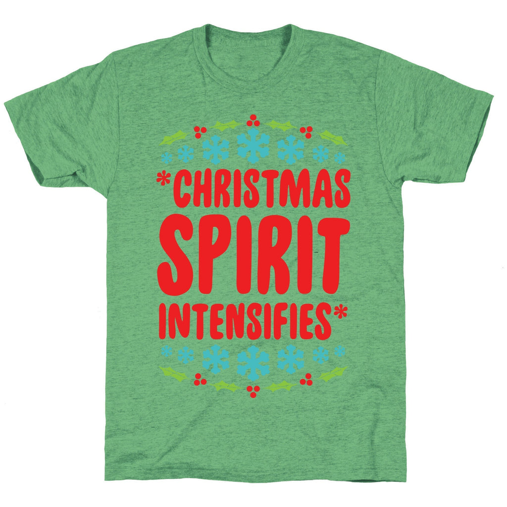 *Christmas Spirit Intensifies* Unisex Triblend Tee Hoodie, Sweatshirt | CoreVibeTees.com (Image 2)