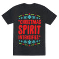 *Christmas Spirit Intensifies* Unisex Triblend Tee Hoodie, Sweatshirt | CoreVibeTees.com (Image 1)