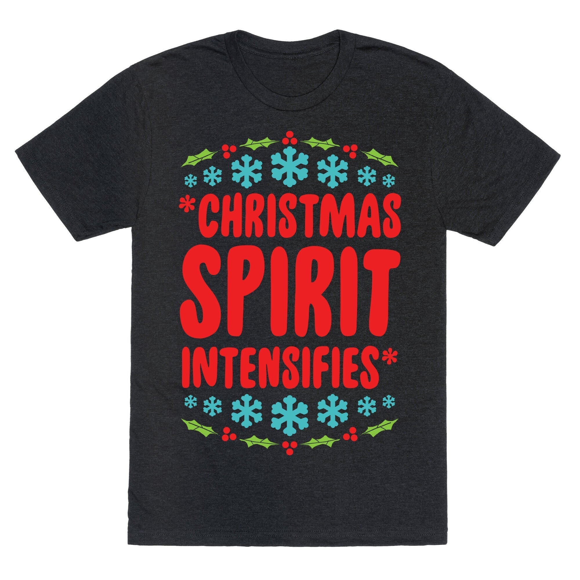 *Christmas Spirit Intensifies* Unisex Triblend Tee Hoodie, Sweatshirt | CoreVibeTees.com (Image 1)