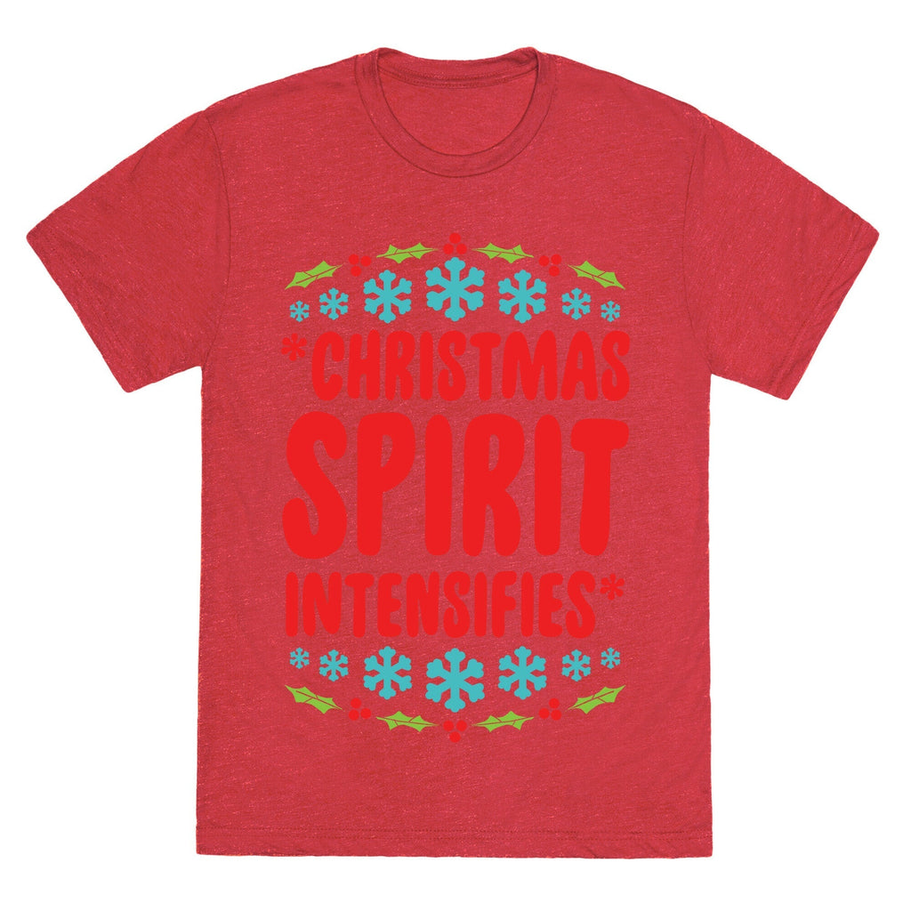 *Christmas Spirit Intensifies* Unisex Triblend Tee Hoodie, Sweatshirt | CoreVibeTees.com (Image 4)