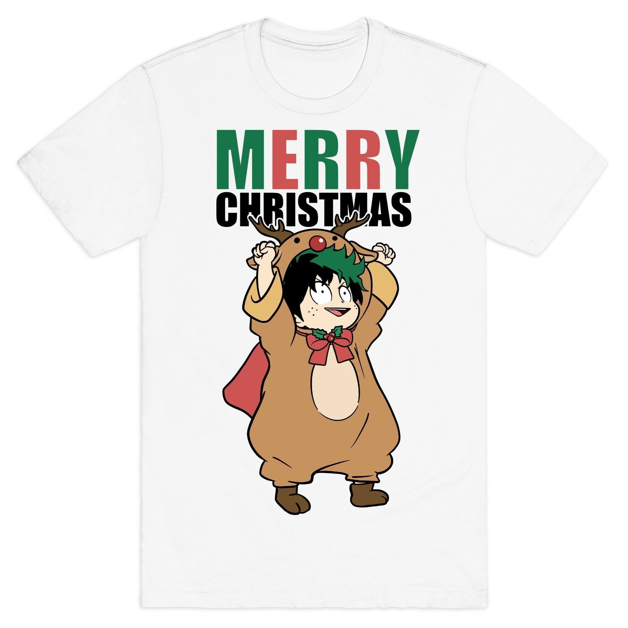 Deku Reindeer Christmas Parody T-Shirt Hoodie, Sweatshirt | CoreVibeTees.com (Image 2)