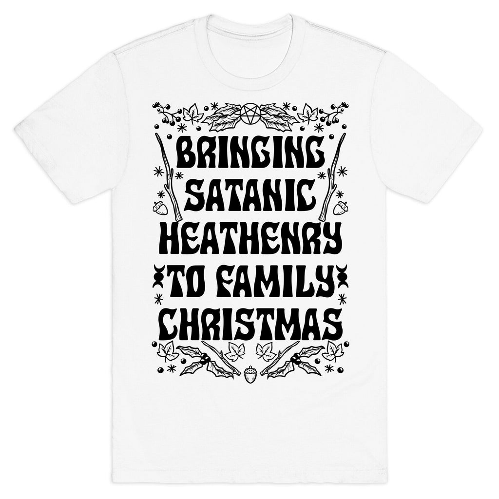 Bringing Satanic Heathenry To Family Christmas T-Shirt Hoodie, Sweatshirt | CoreVibeTees.com (Image 2)