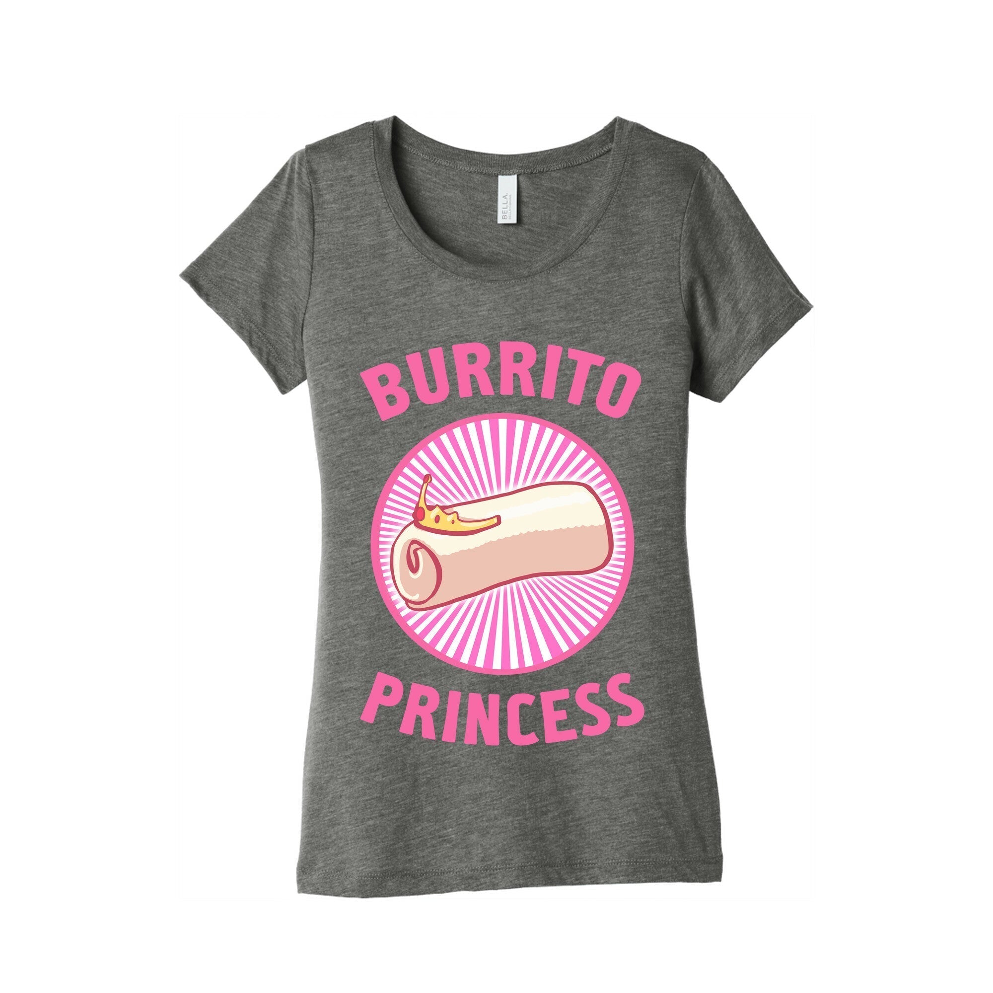 Burrito Princess Women's Triblend Tee Hoodie, Sweatshirt | CoreVibeTees.com (Image 1)