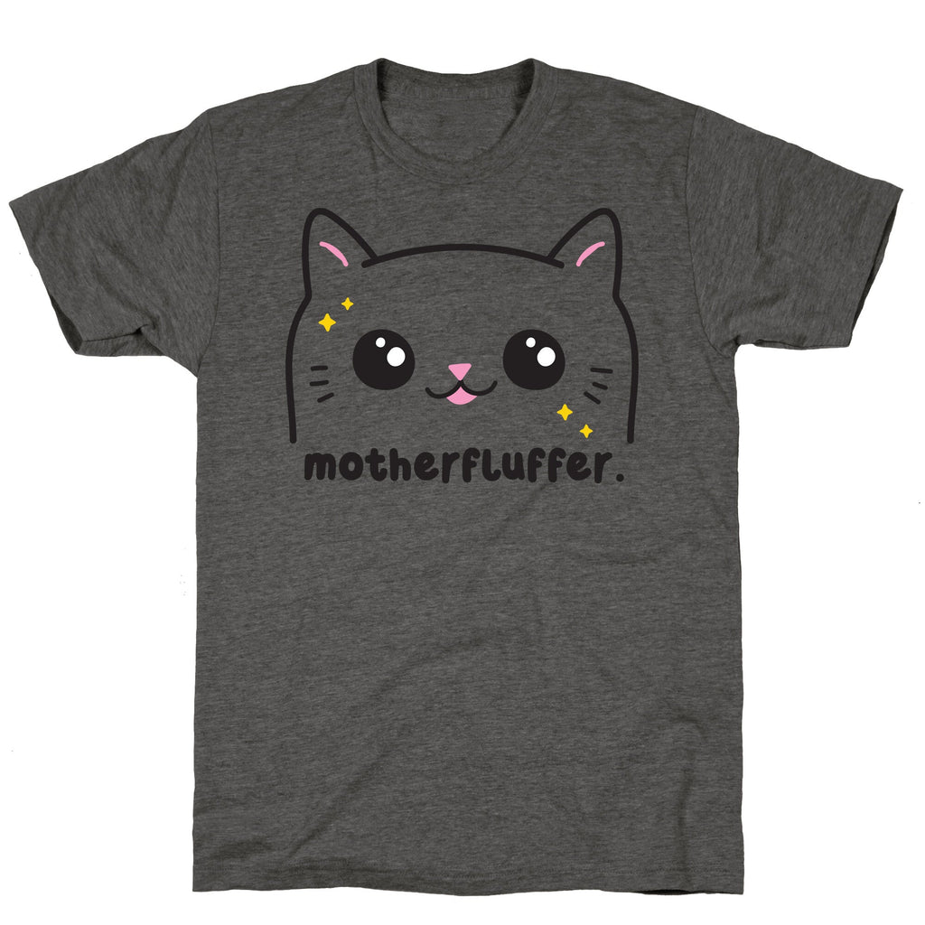 Cuss Cat Motherfluffer Unisex Triblend Tee Hoodie, Sweatshirt | CoreVibeTees.com (Image 2)