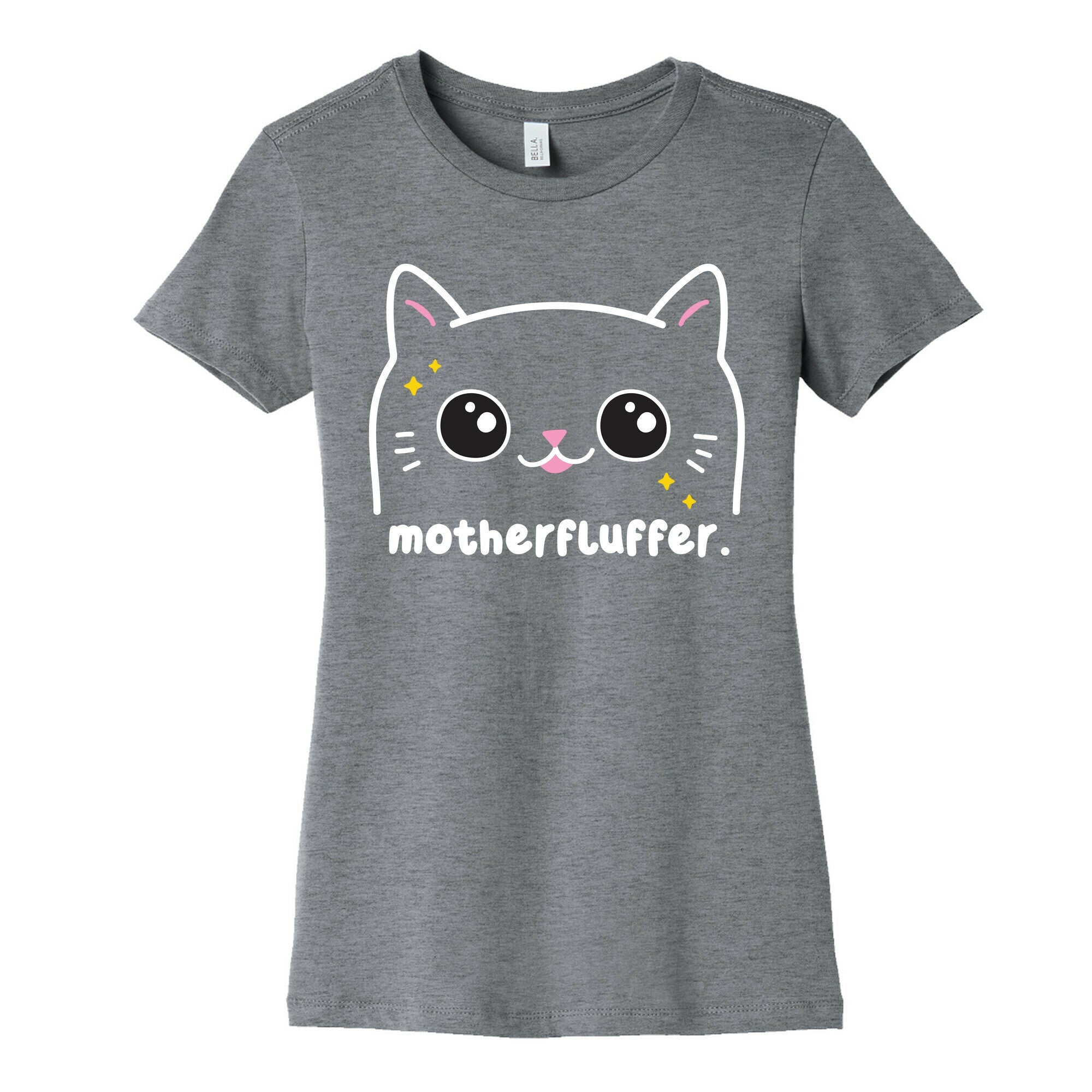 Cuss Cat Motherfluffer Women's Cotton Tee Hoodie, Sweatshirt | CoreVibeTees.com (Image 5)