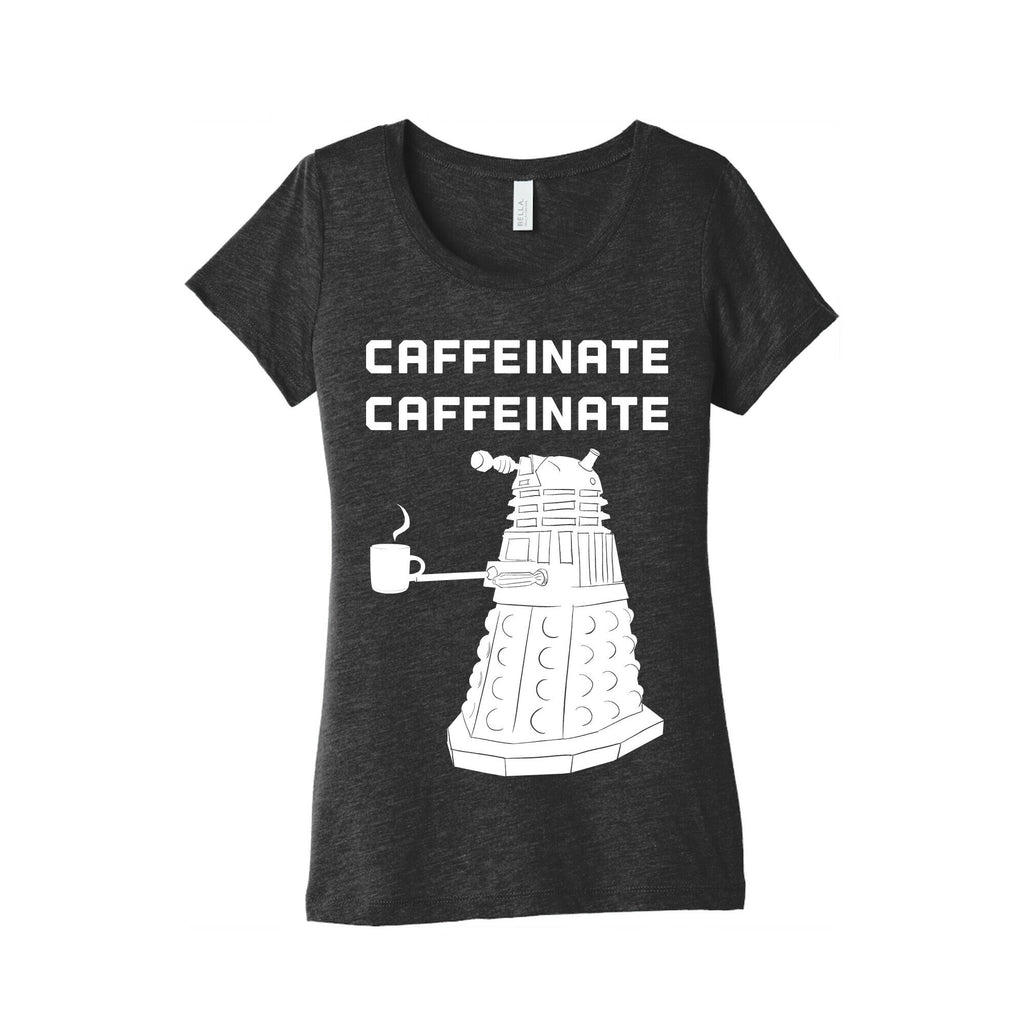 Caffeinate Caffeinate Women's Triblend Tee Hoodie, Sweatshirt | CoreVibeTees.com (Image 2)