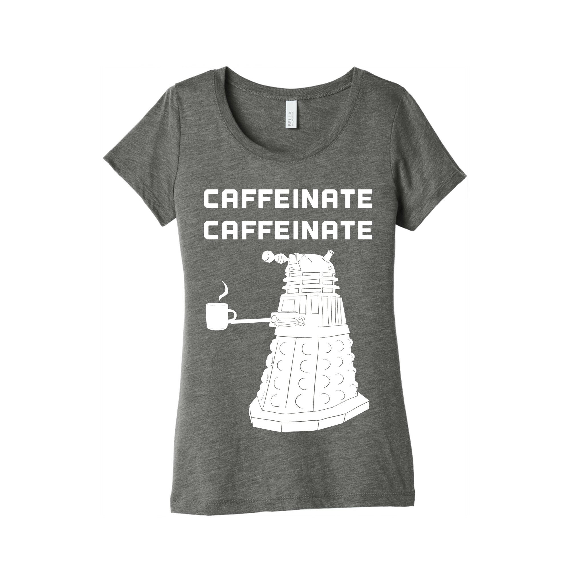 Caffeinate Caffeinate Women's Triblend Tee Hoodie, Sweatshirt | CoreVibeTees.com (Image 3)