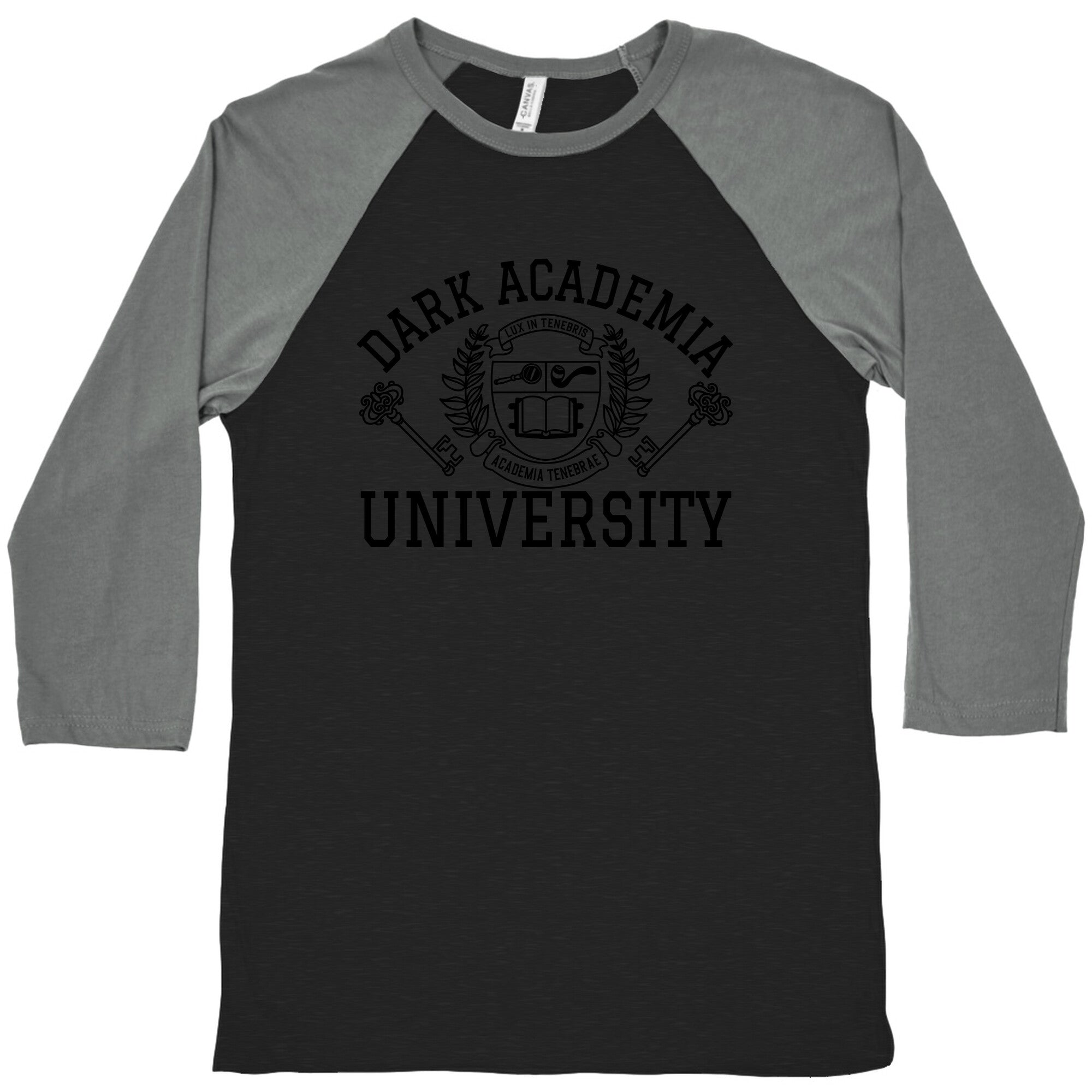 Dark Academia University Baseball Tee Hoodie, Sweatshirt | CoreVibeTees.com (Image 3)