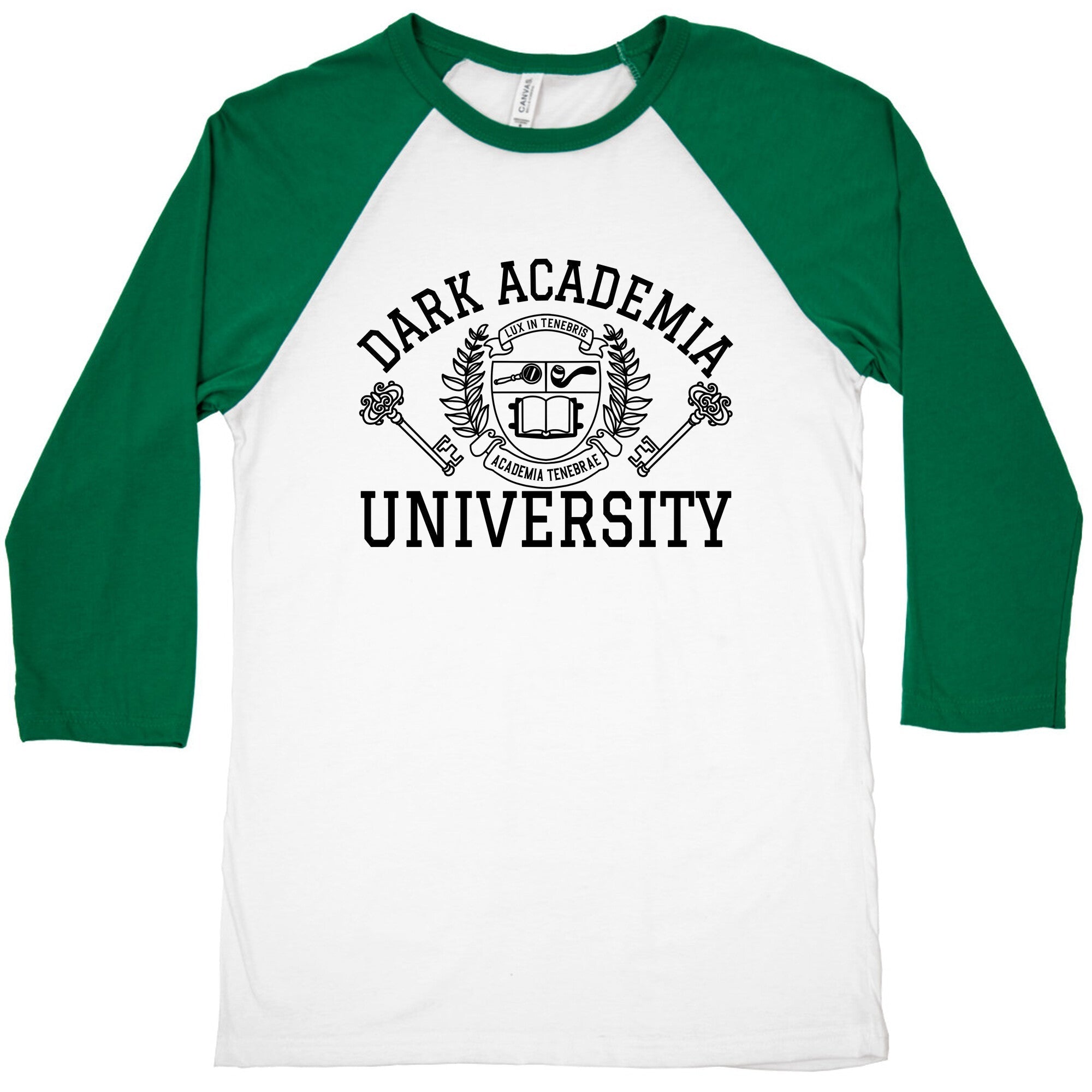 Dark Academia University Baseball Tee Hoodie, Sweatshirt | CoreVibeTees.com (Image 2)