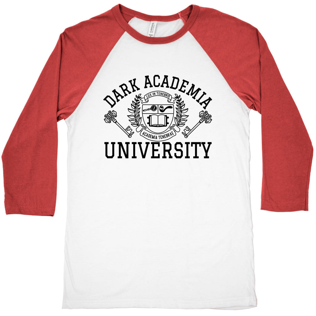 Dark Academia University Baseball Tee Hoodie, Sweatshirt | CoreVibeTees.com (Image 1)