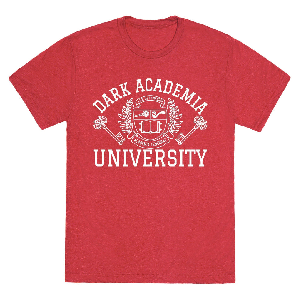 Dark Academia University Unisex Triblend Tee Hoodie, Sweatshirt | CoreVibeTees.com (Image 4)