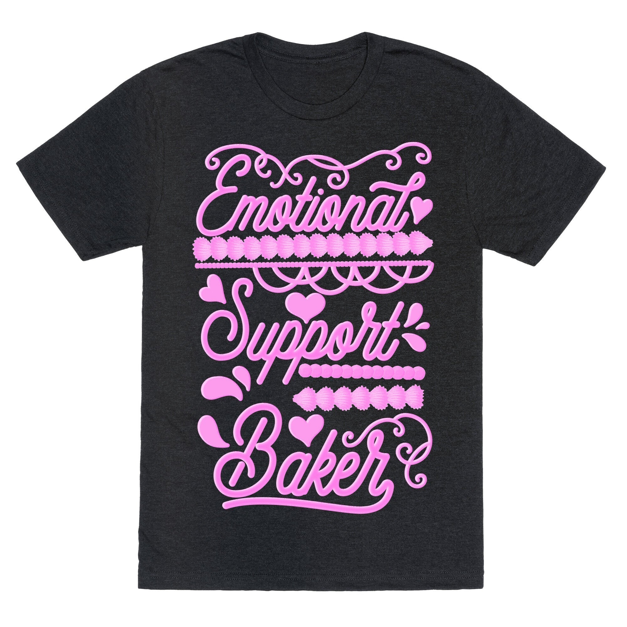 Emotional Support Baker Unisex Triblend Tee Hoodie, Sweatshirt | CoreVibeTees.com (Image 1)