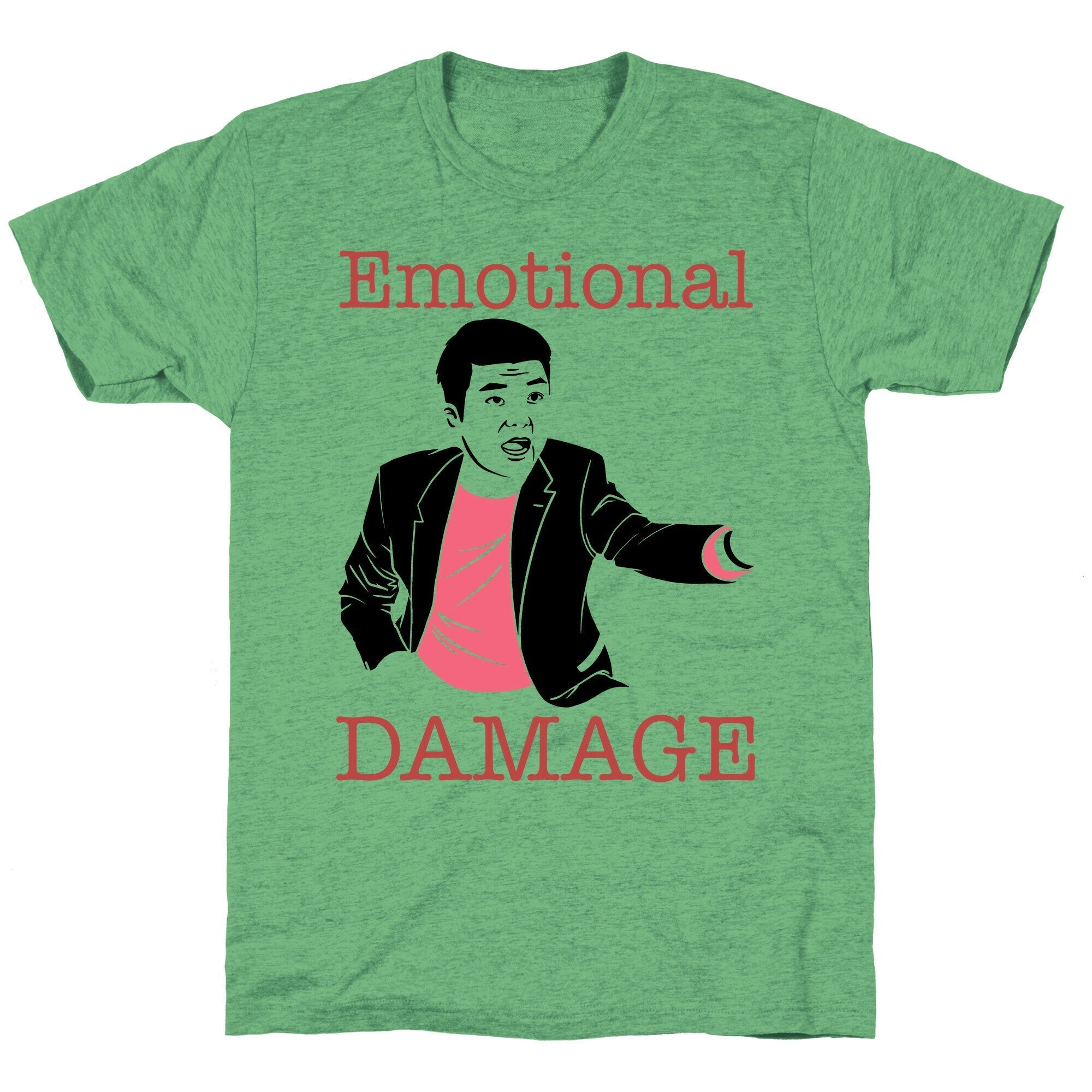 Emotional Damage Meme Unisex Triblend Tee Hoodie, Sweatshirt | CoreVibeTees.com (Image 1)