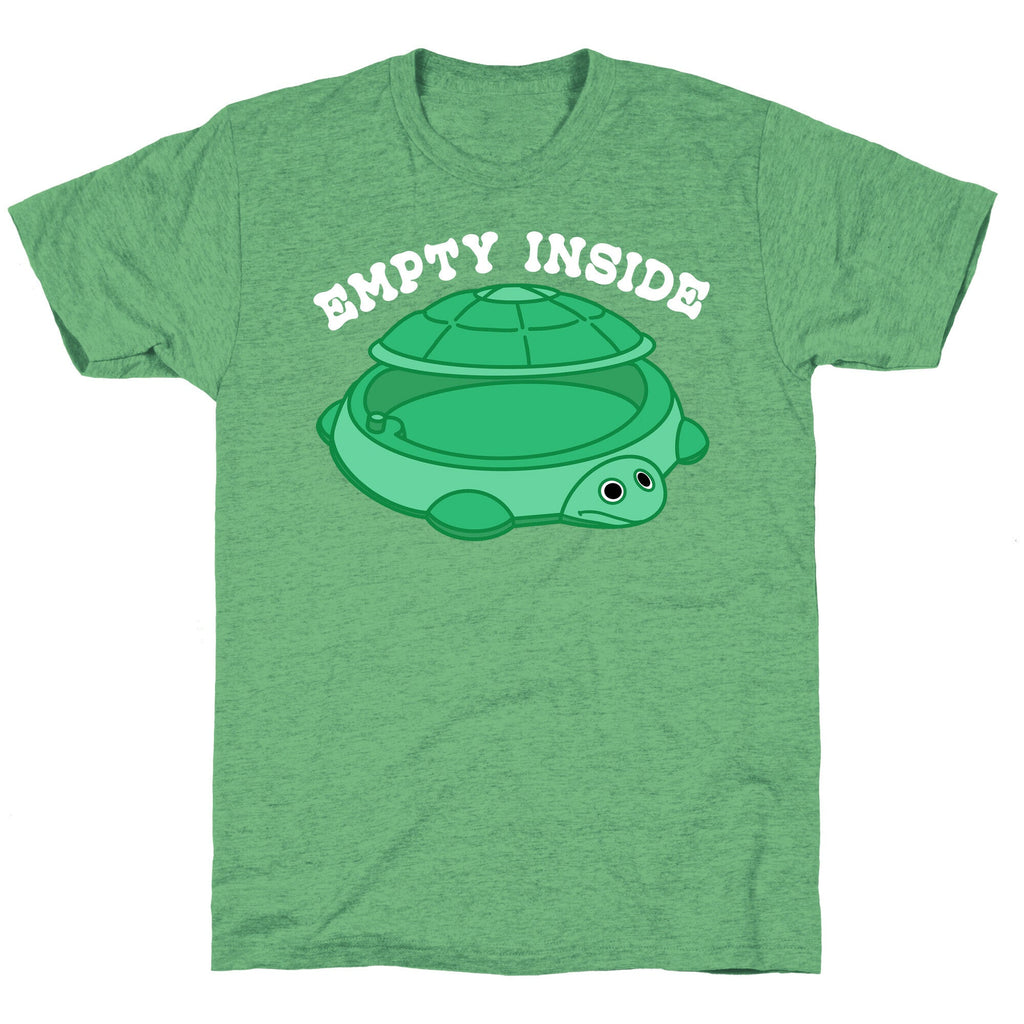 Empty Inside Turtle Sandbox Unisex Triblend Tee Hoodie, Sweatshirt | CoreVibeTees.com (Image 2)