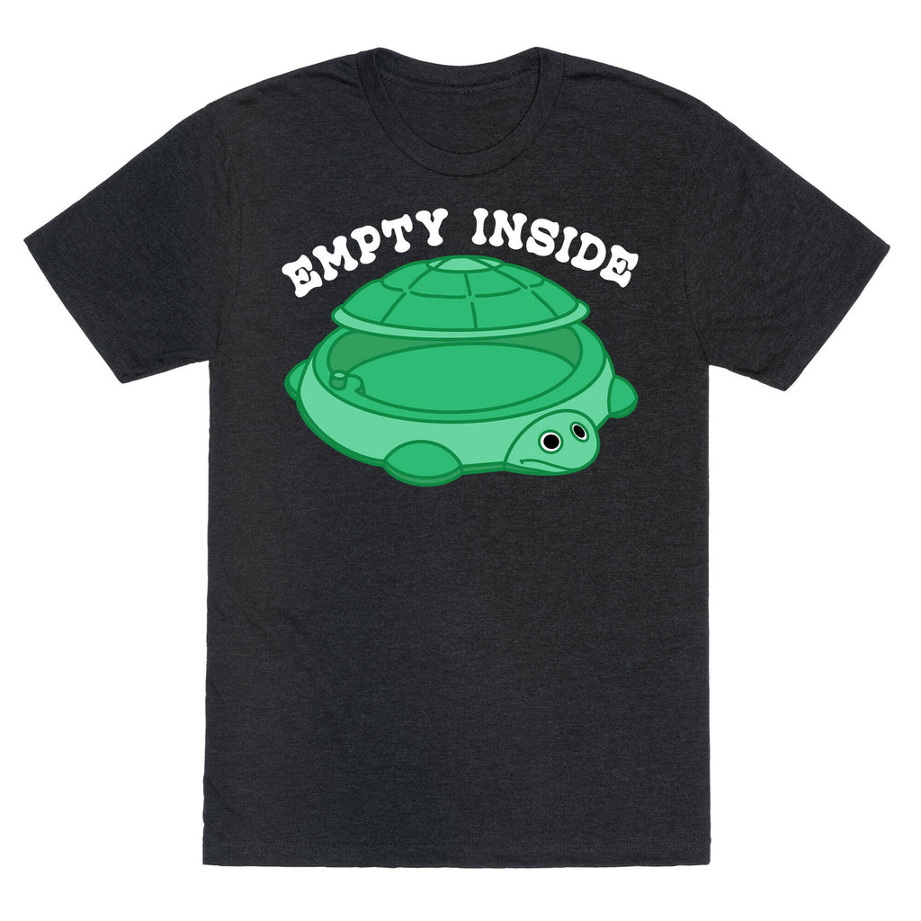Empty Inside Turtle Sandbox Unisex Triblend Tee Hoodie, Sweatshirt | CoreVibeTees.com (Image 1)