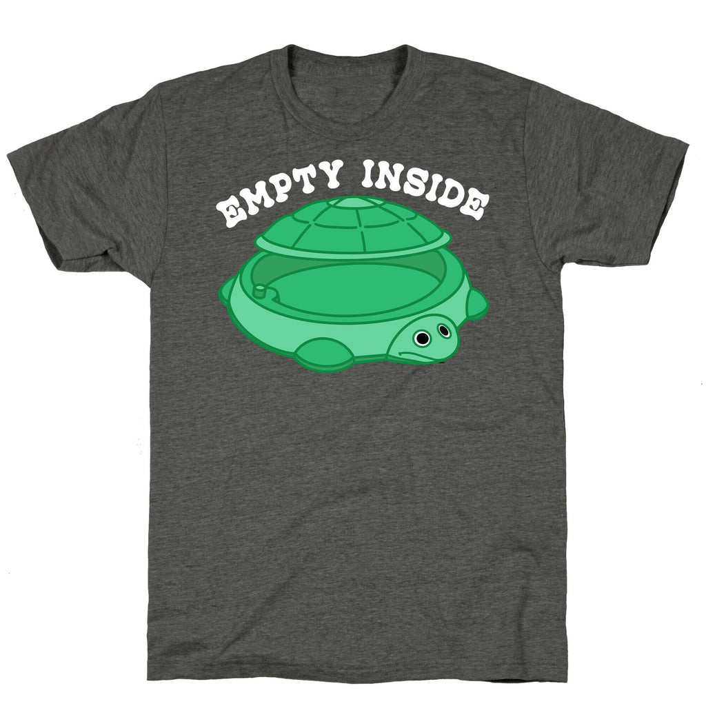 Empty Inside Turtle Sandbox Unisex Triblend Tee Hoodie, Sweatshirt | CoreVibeTees.com (Image 3)