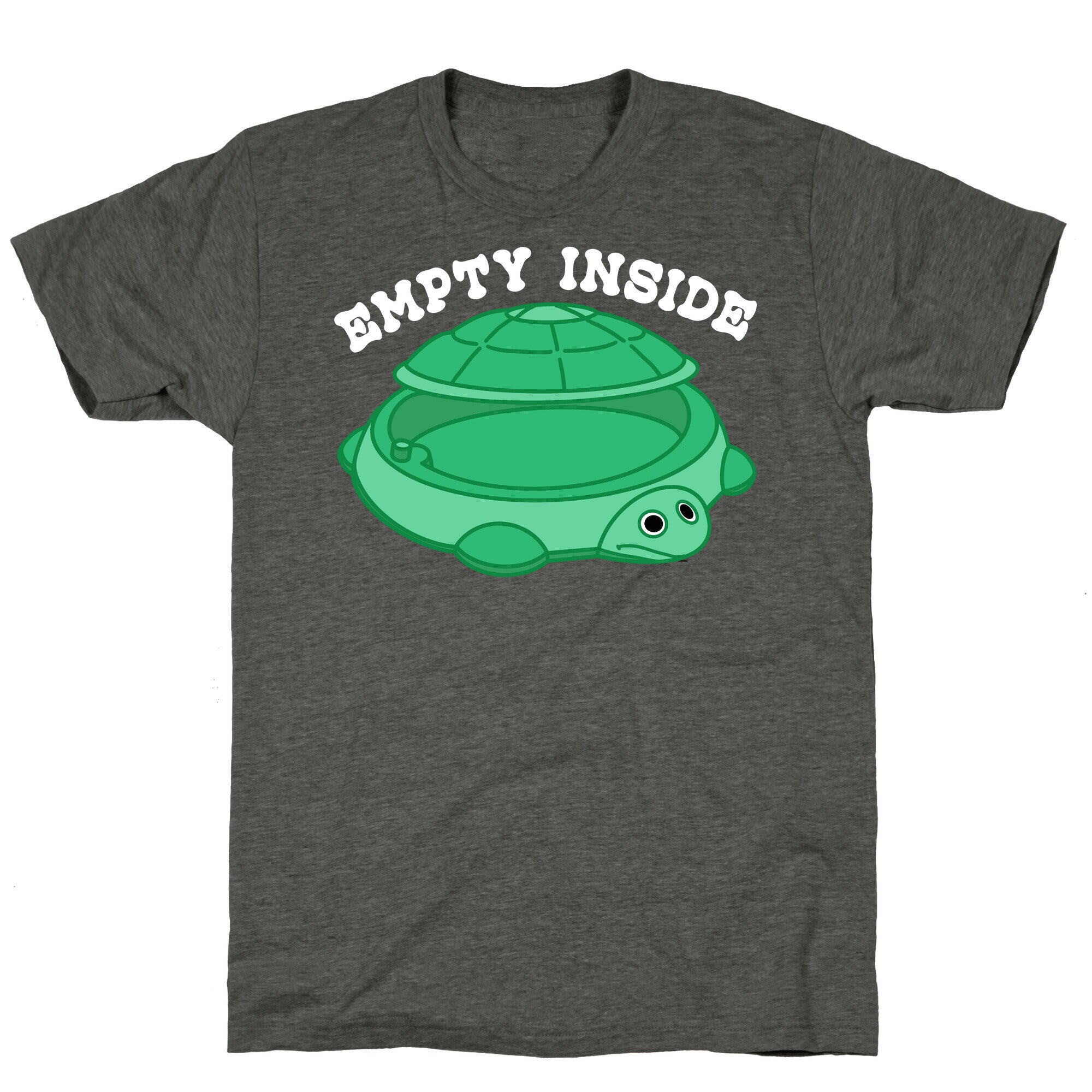 Empty Inside Turtle Sandbox Unisex Triblend Tee Hoodie, Sweatshirt | CoreVibeTees.com (Image 3)