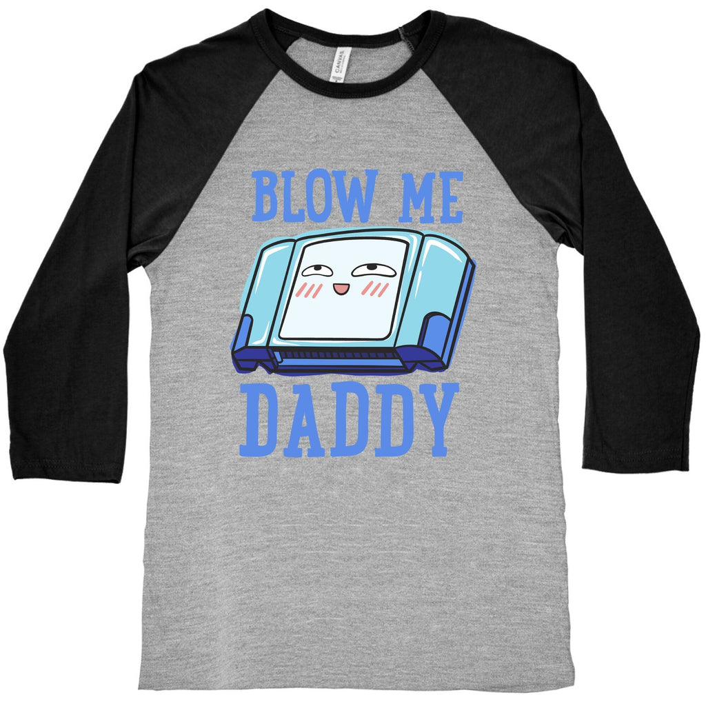 Blow Me Daddy Game Cartridge Parody Baseball Tee Hoodie, Sweatshirt | CoreVibeTees.com (Image 2)