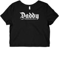 Daddy Gothic Graphic Baby Tee Hoodie, Sweatshirt | CoreVibeTees.com (Image 1)