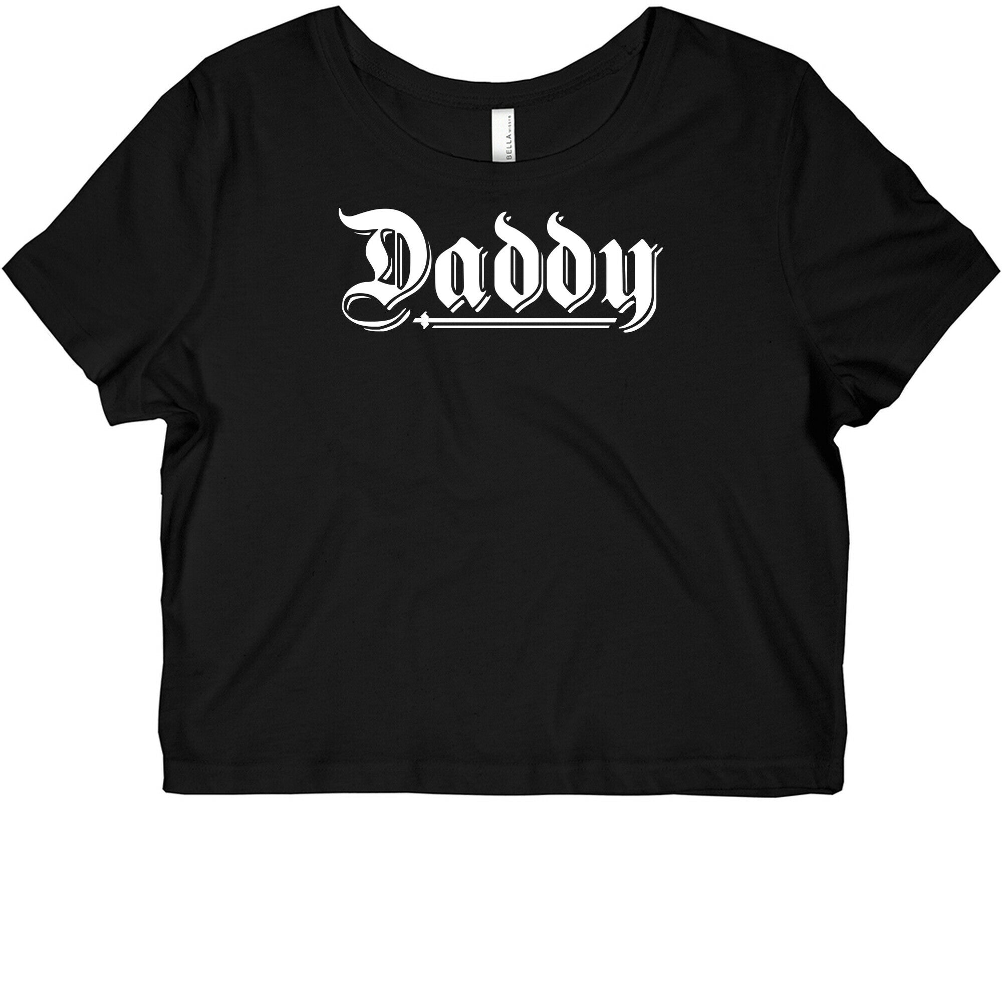 Daddy Gothic Graphic Baby Tee Hoodie, Sweatshirt | CoreVibeTees.com (Image 1)