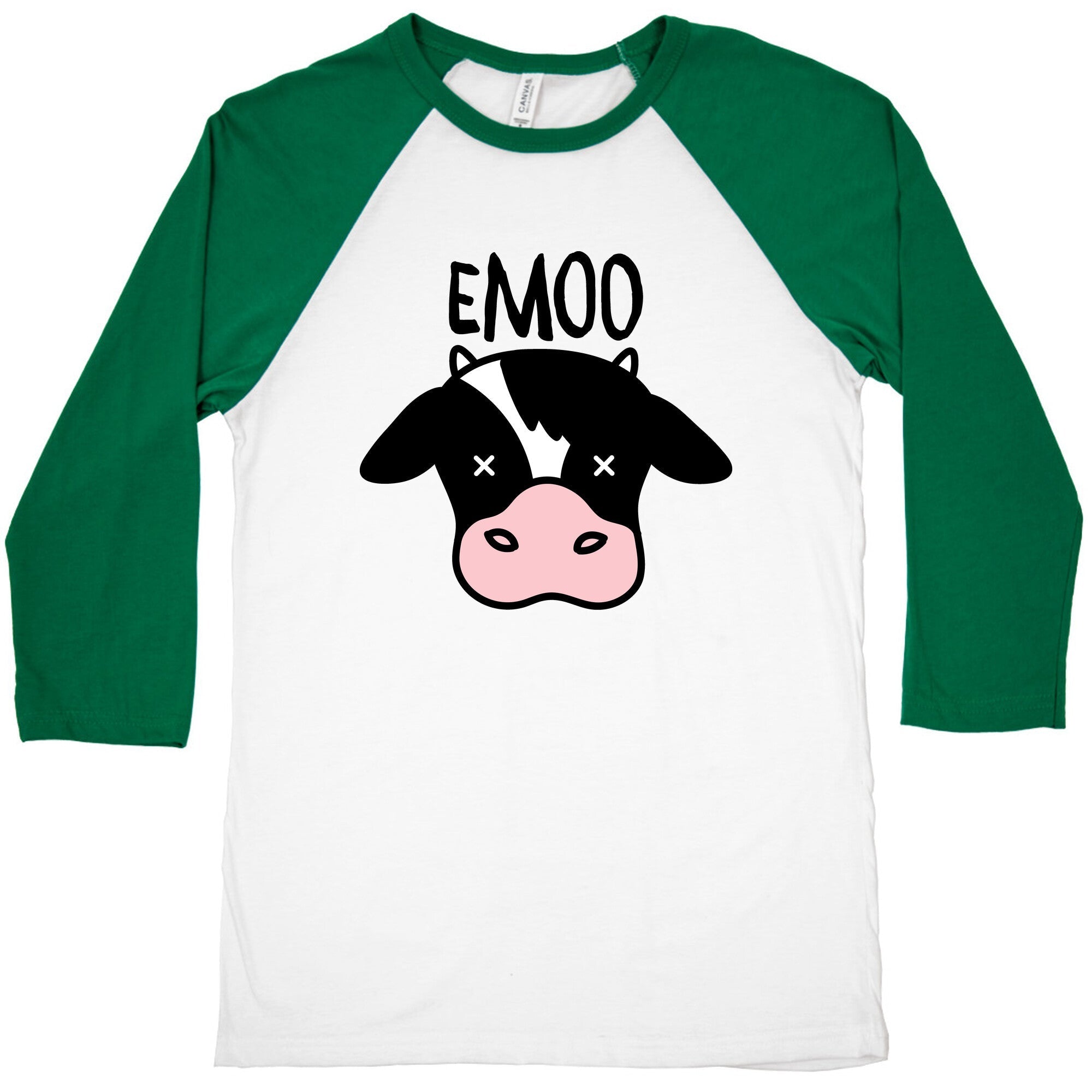 Emoo Emo Cow Baseball Tee Hoodie, Sweatshirt | CoreVibeTees.com (Image 2)