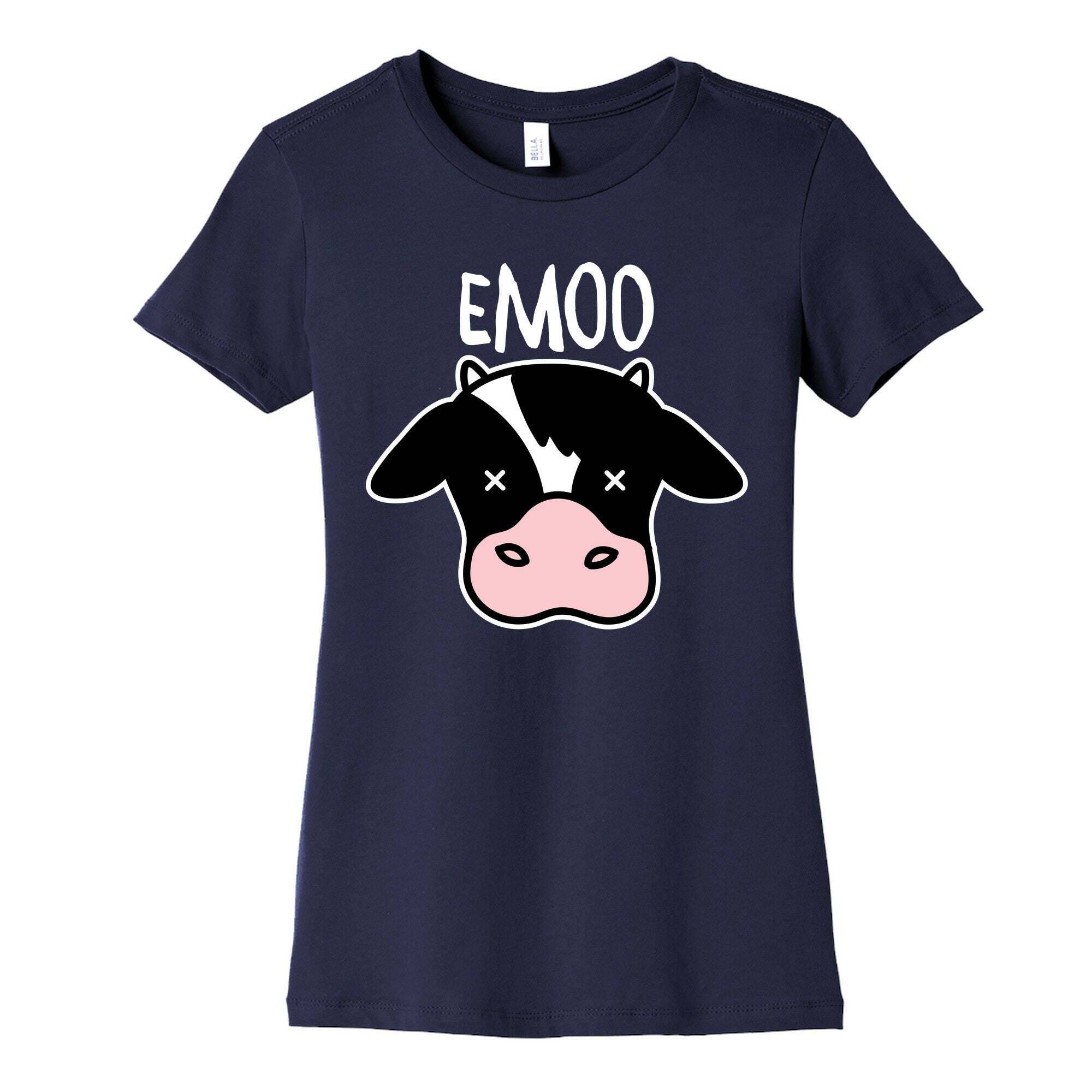 Emoo Emo Cow Women's Cotton Tee Style001 Hoodie, Sweatshirt | CoreVibeTees.com (Image 5)