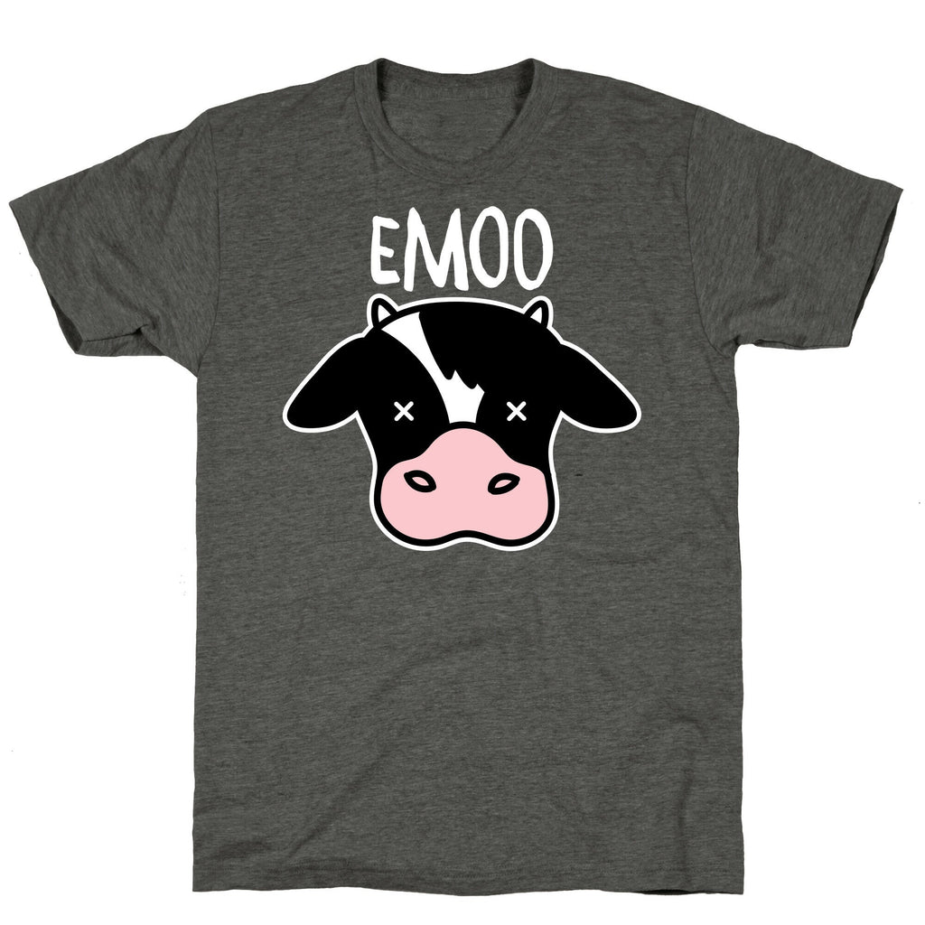 Emoo Emo Cow Unisex Triblend Tee Hoodie, Sweatshirt | CoreVibeTees.com (Image 3)