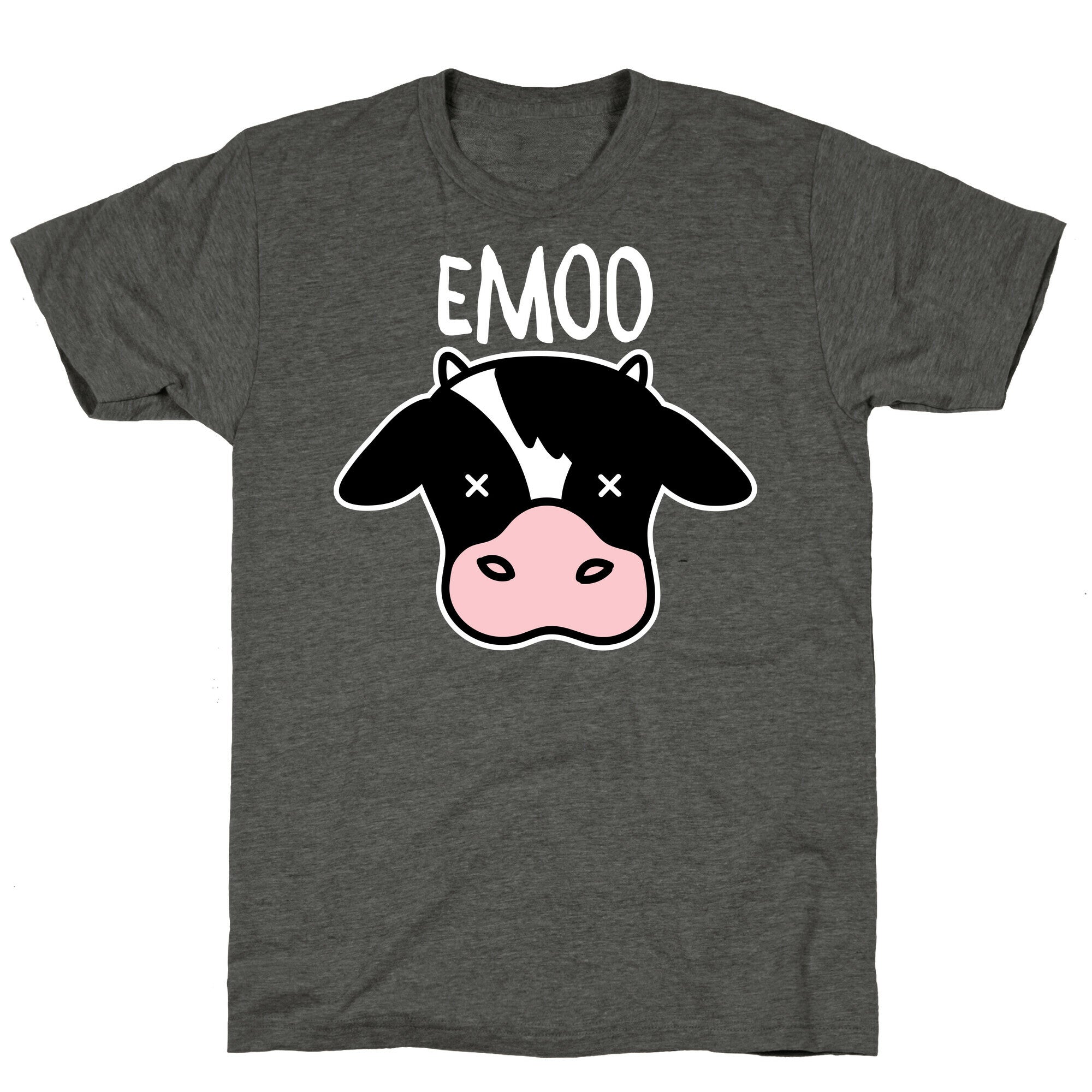 Emoo Emo Cow Unisex Triblend Tee Hoodie, Sweatshirt | CoreVibeTees.com (Image 3)