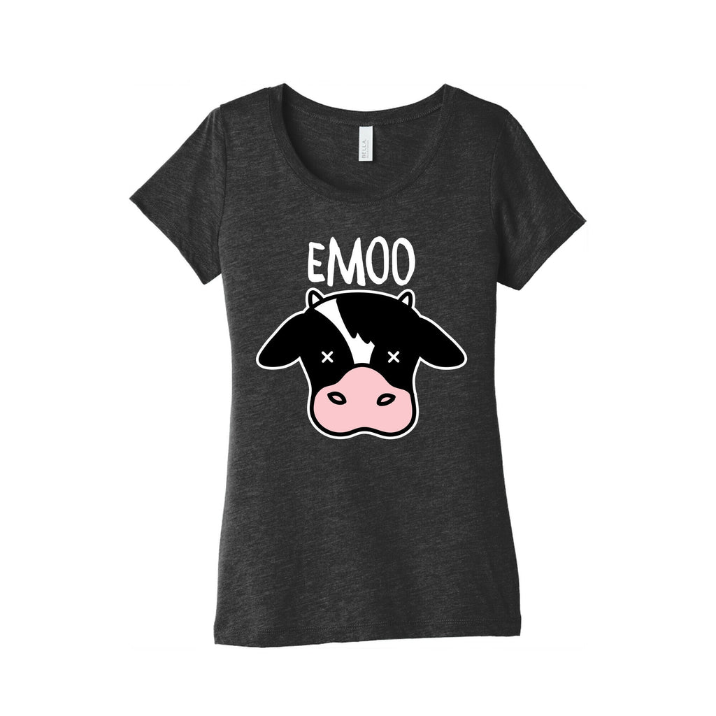 Emoo Emo Cow Women's Triblend Tee Style001 Hoodie, Sweatshirt | CoreVibeTees.com (Image 2)