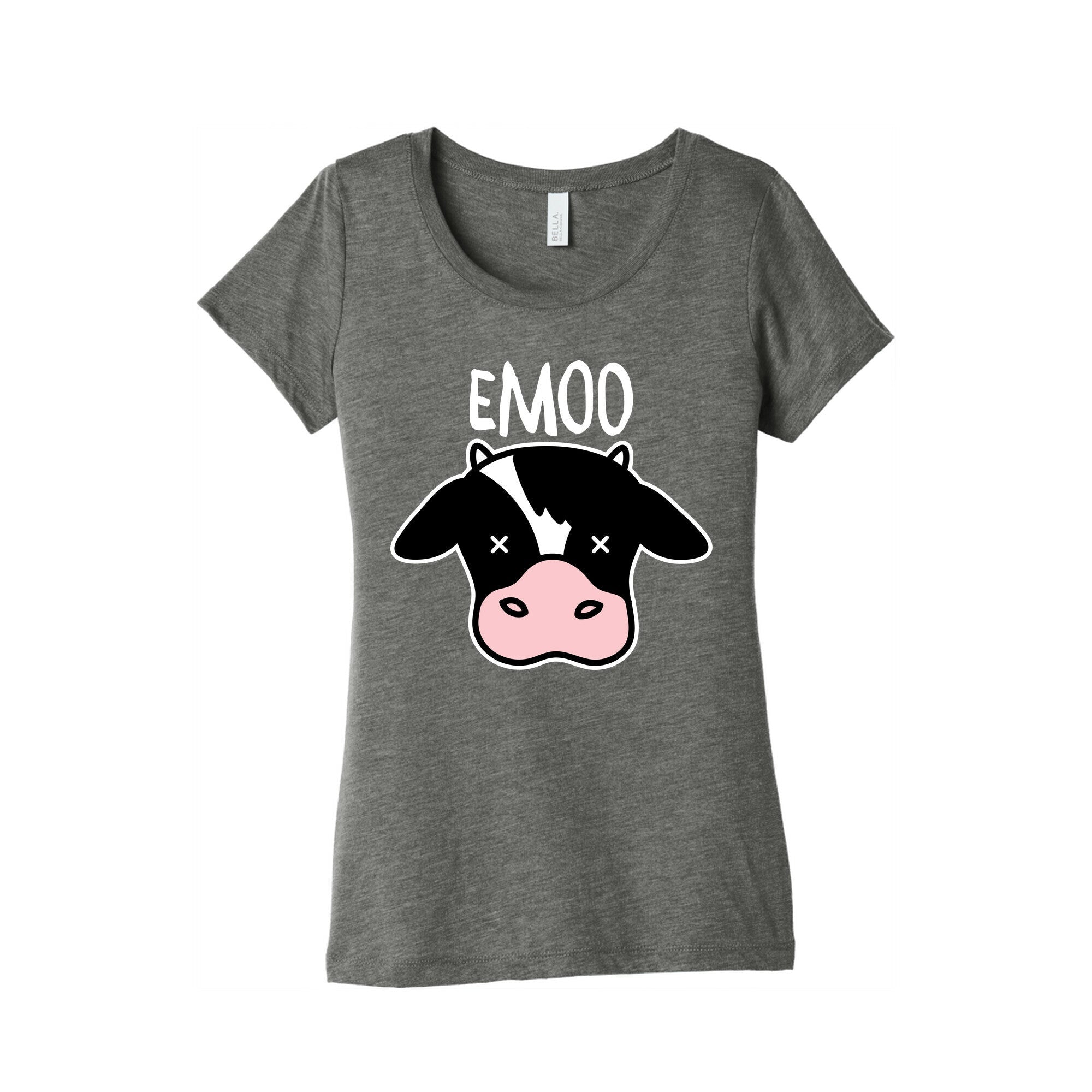 Emoo Emo Cow Women's Triblend Tee Style001 Hoodie, Sweatshirt | CoreVibeTees.com (Image 1)