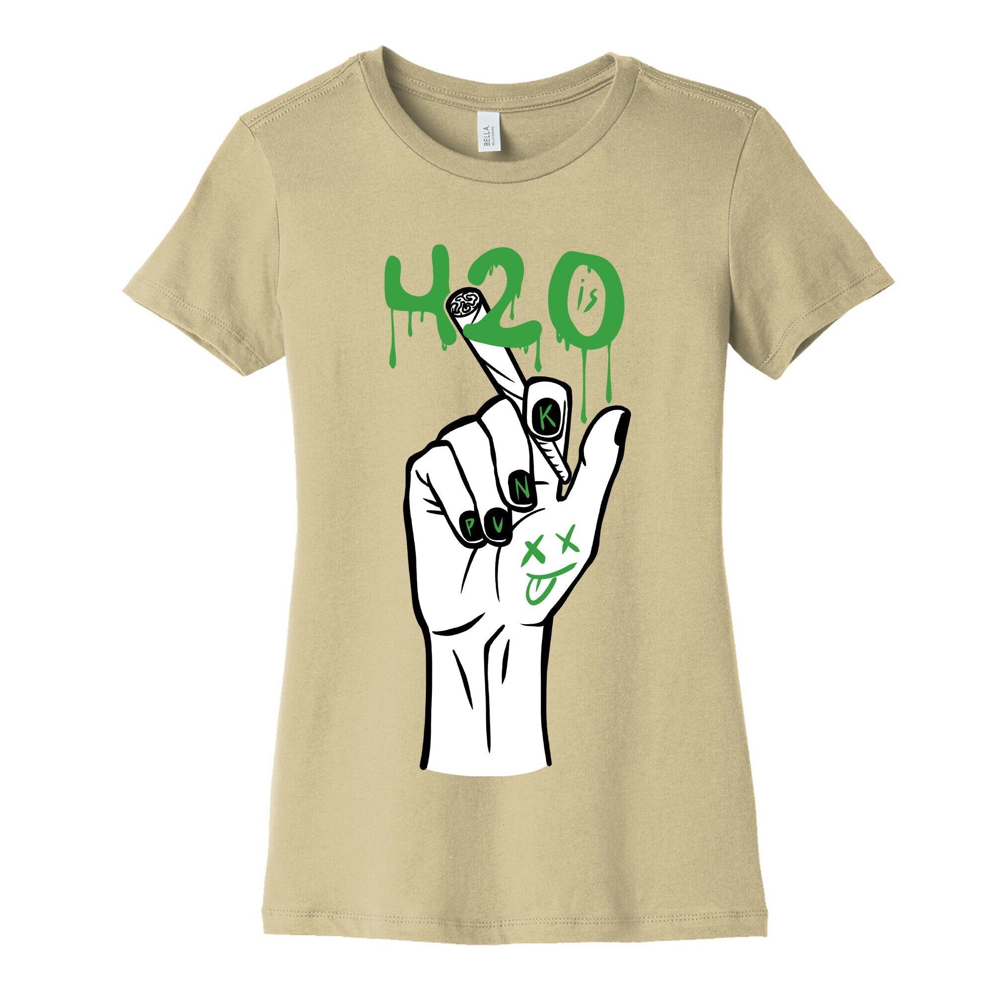 420 Is Punk Women's Cotton Tee Hoodie, Sweatshirt | CoreVibeTees.com (Image 4)