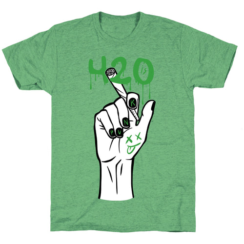 420 Is Punk Unisex Triblend Tee Hoodie, Sweatshirt | CoreVibeTees.com (Image 2)