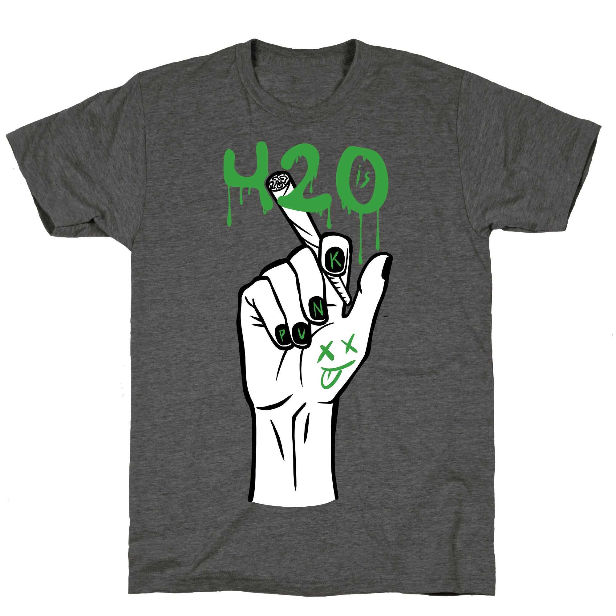 420 Is Punk Unisex Triblend Tee Hoodie, Sweatshirt | CoreVibeTees.com (Image 3)