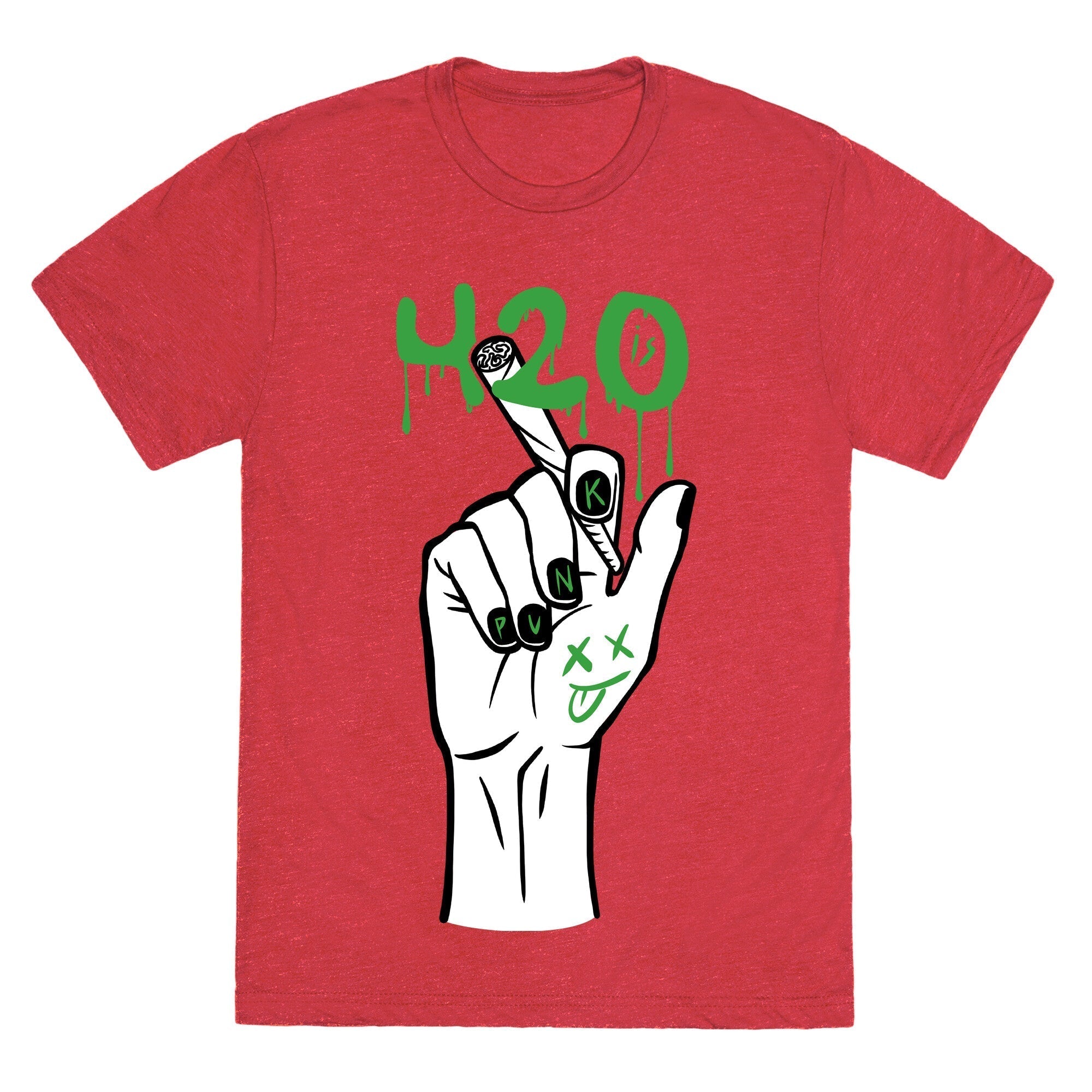 420 Is Punk Unisex Triblend Tee Hoodie, Sweatshirt | CoreVibeTees.com (Image 4)