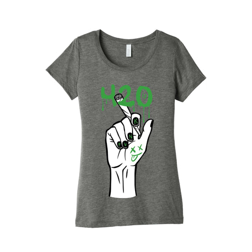 420 Is Punk Women's Triblend Tee Hoodie, Sweatshirt | CoreVibeTees.com (Image 1)