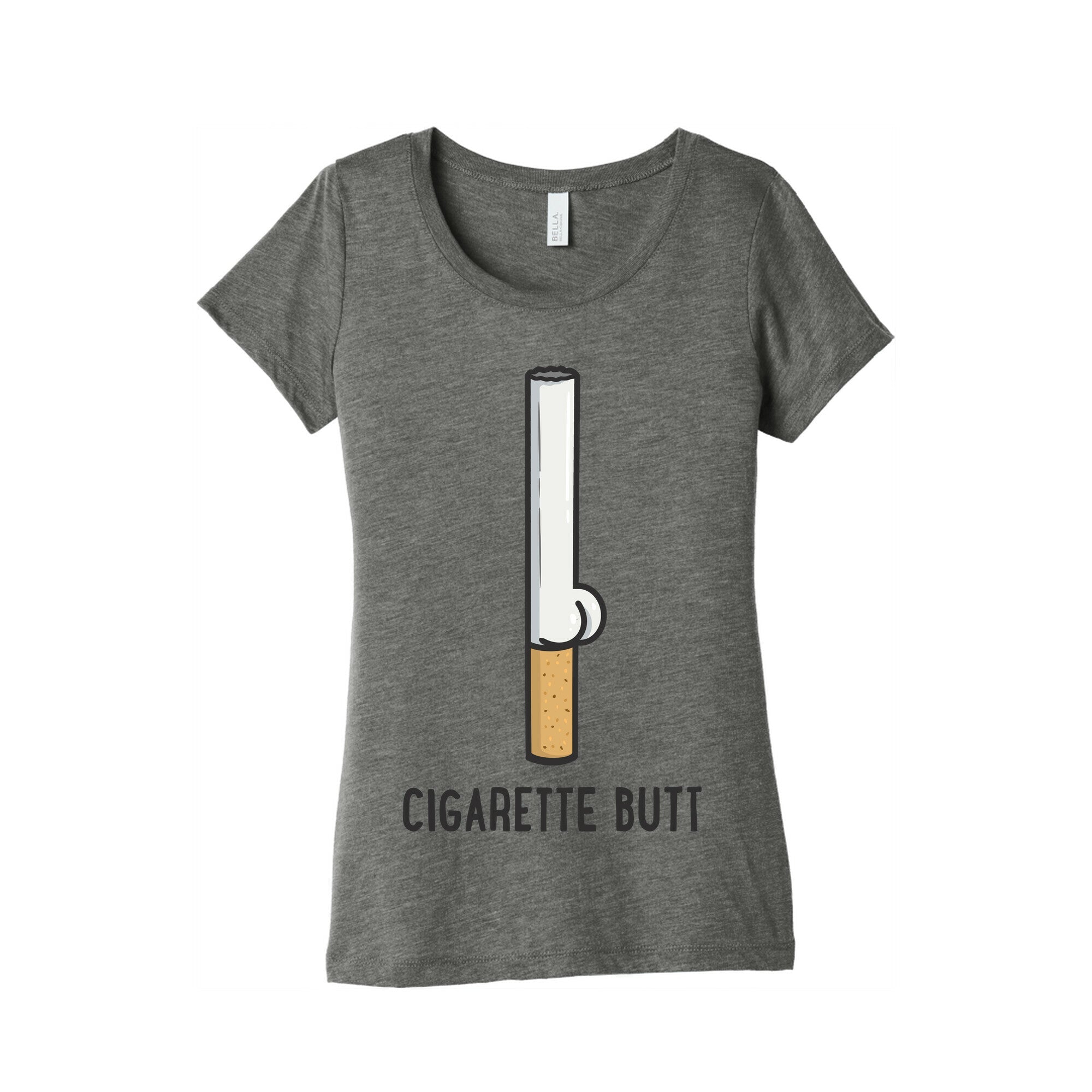 Cigarette Butt Women's Triblend Tee Hoodie, Sweatshirt | CoreVibeTees.com