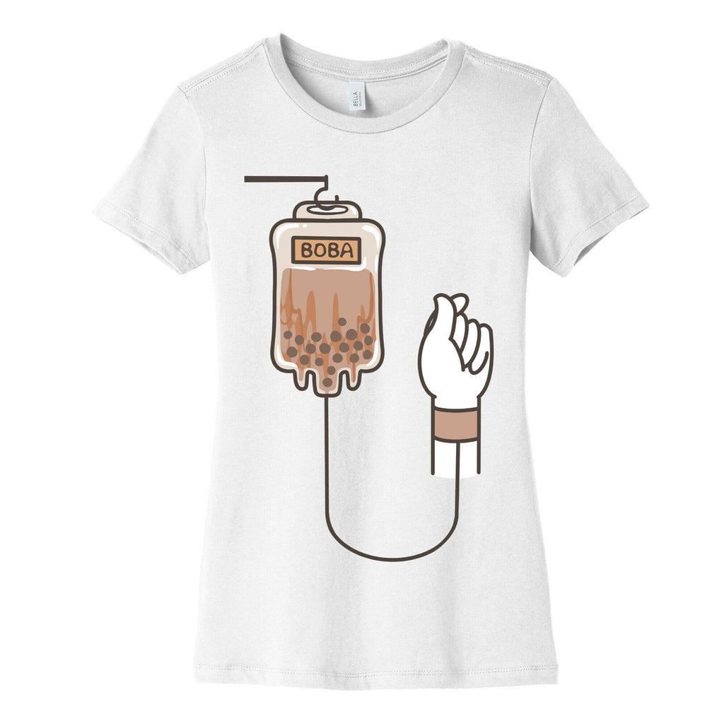 Boba Support IV Women's Cotton Tee Hoodie, Sweatshirt | CoreVibeTees.com (Image 3)