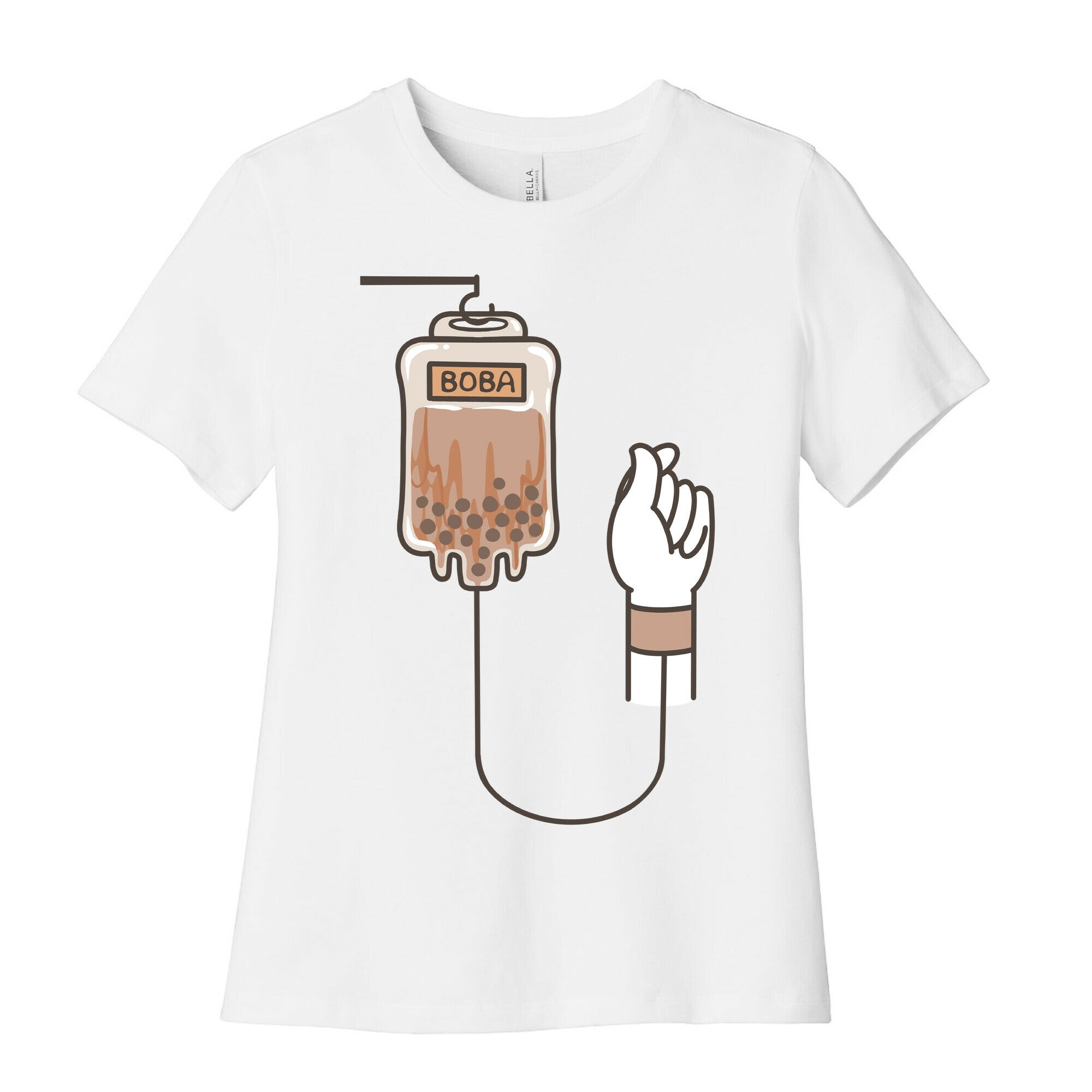 Boba Support IV Women's Cotton Tee Hoodie, Sweatshirt | CoreVibeTees.com (Image 4)