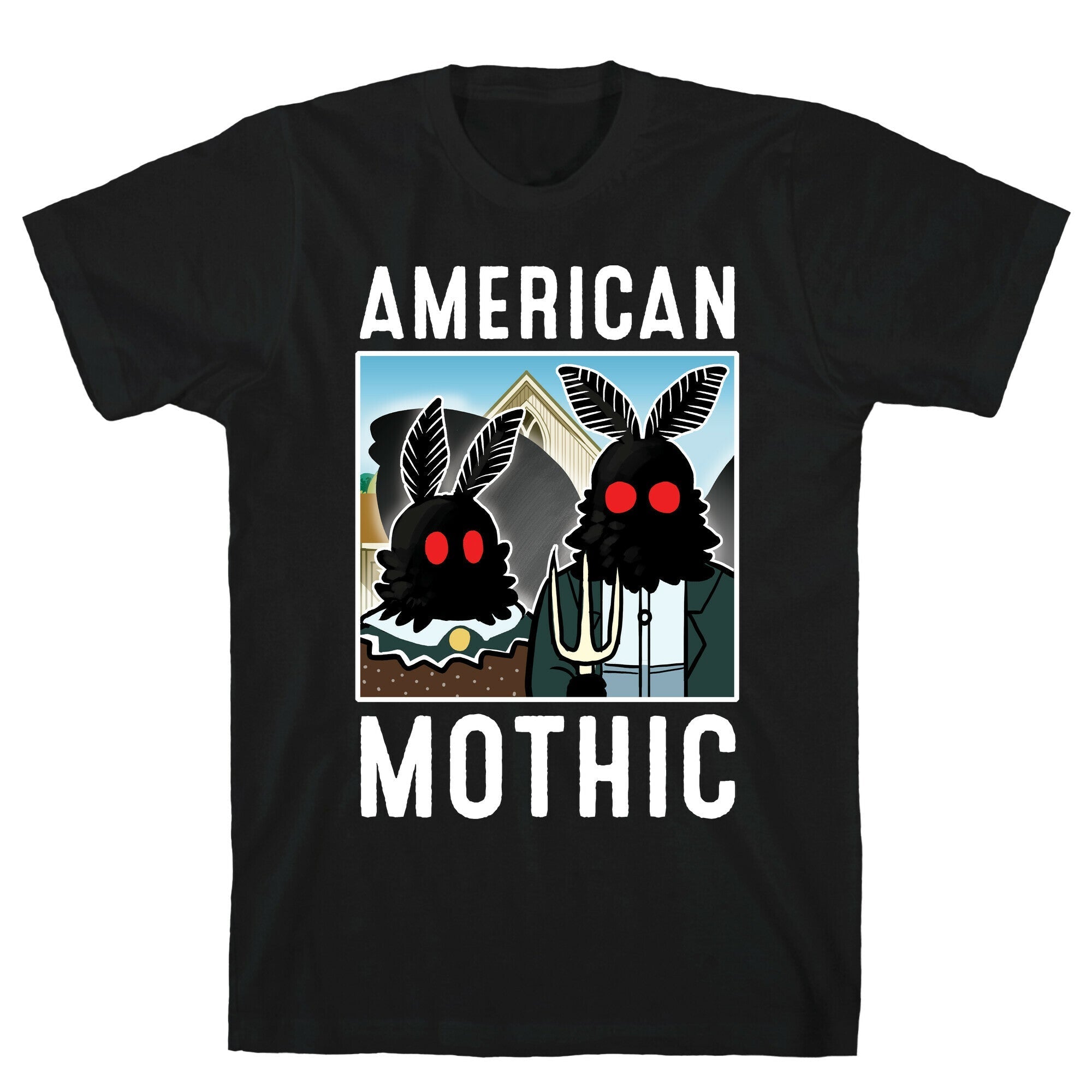 American Mothic T-Shirt Hoodie, Sweatshirt | CoreVibeTees.com (Image 1)