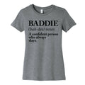 Baddie Definition Women's Cotton Tee Hoodie, Sweatshirt | CoreVibeTees.com (Image 1)