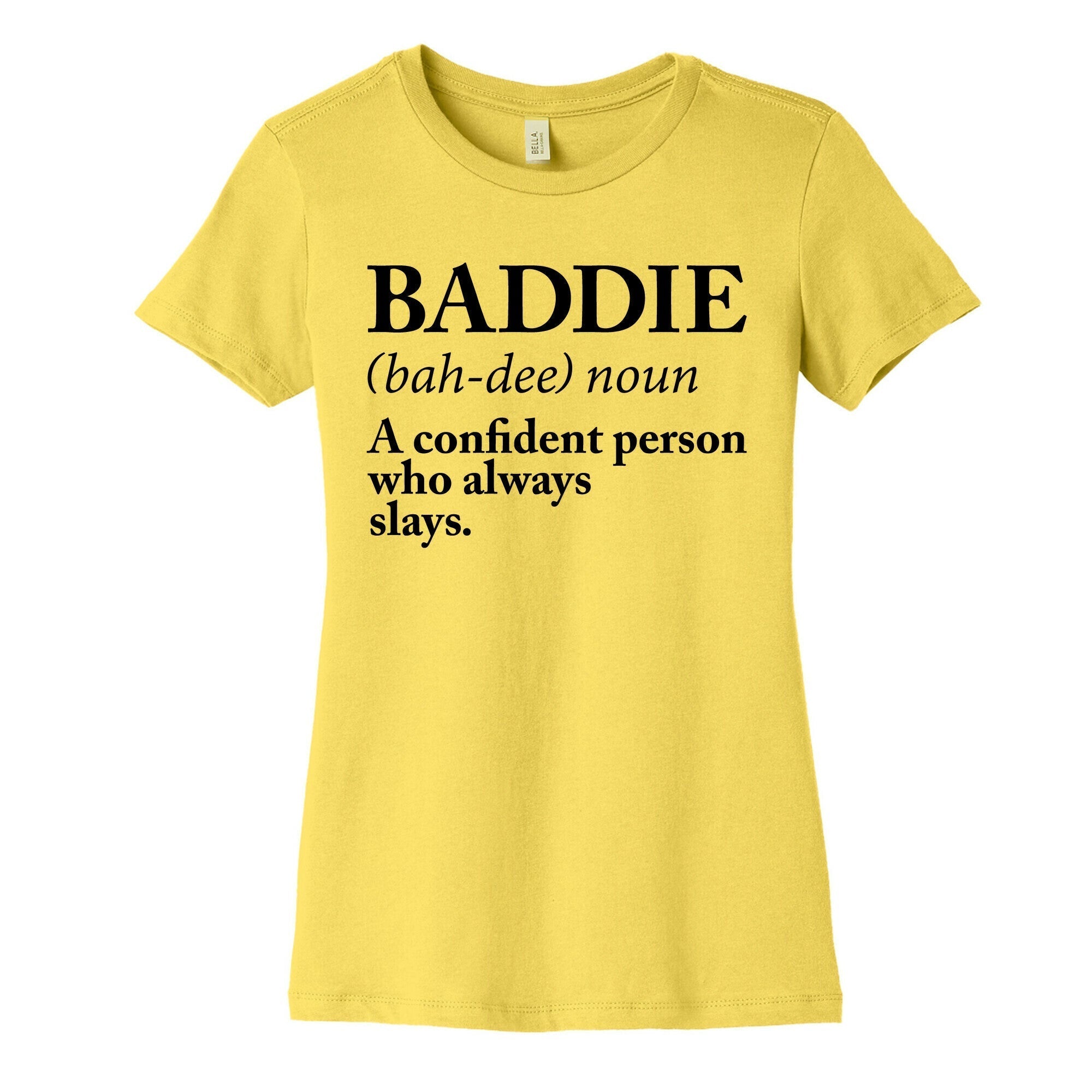 Baddie Definition Women's Cotton Tee Hoodie, Sweatshirt | CoreVibeTees.com (Image 2)