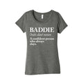 Baddie Definition Women's Triblend Tee Hoodie, Sweatshirt | CoreVibeTees.com (Image 1)