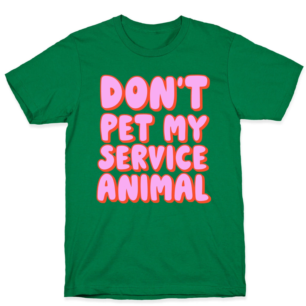 Don't Pet My Service Animal T-Shirt Hoodie, Sweatshirt | CoreVibeTees.com (Image 3)