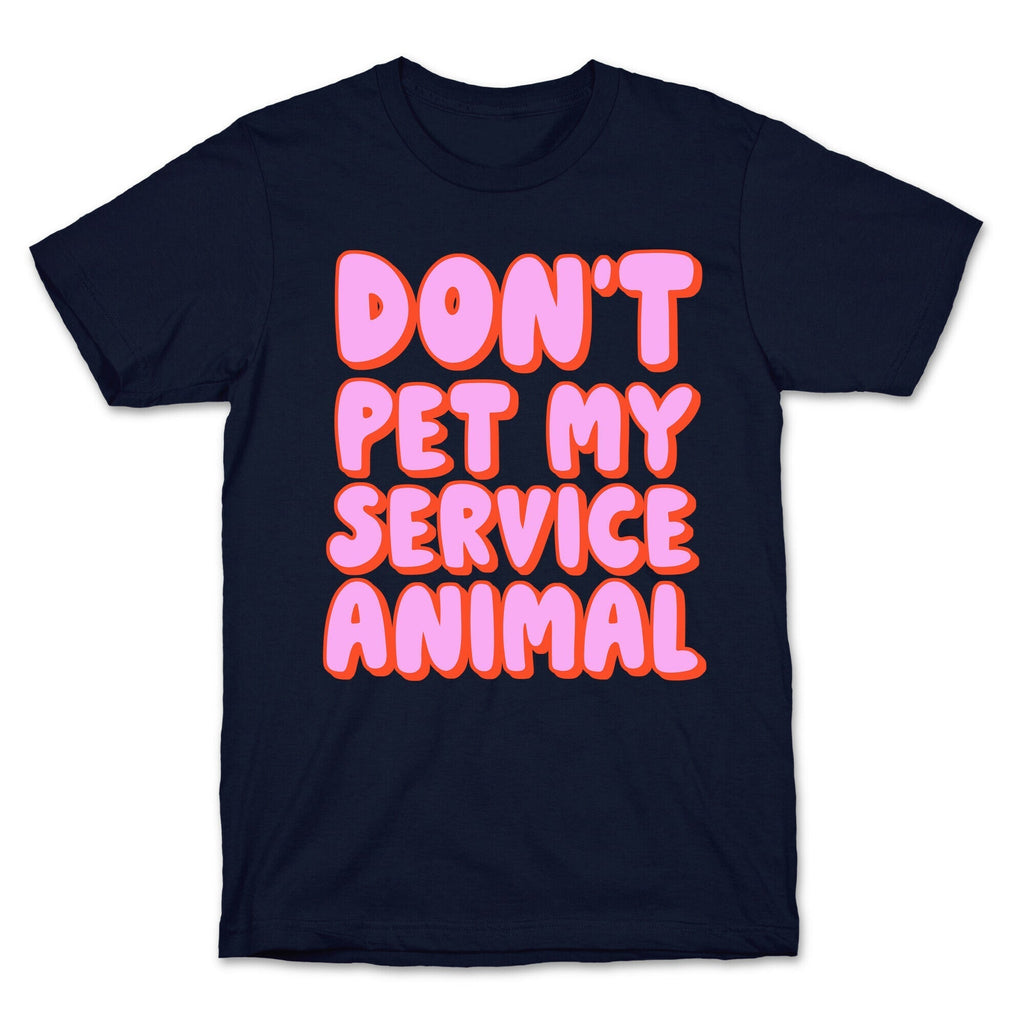 Don't Pet My Service Animal T-Shirt Hoodie, Sweatshirt | CoreVibeTees.com (Image 4)