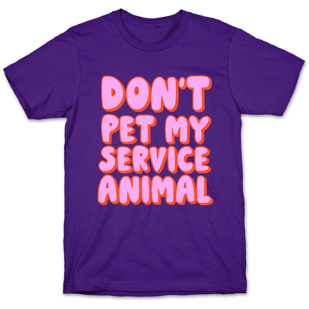 Don't Pet My Service Animal T-Shirt Hoodie, Sweatshirt | CoreVibeTees.com (Image 5)