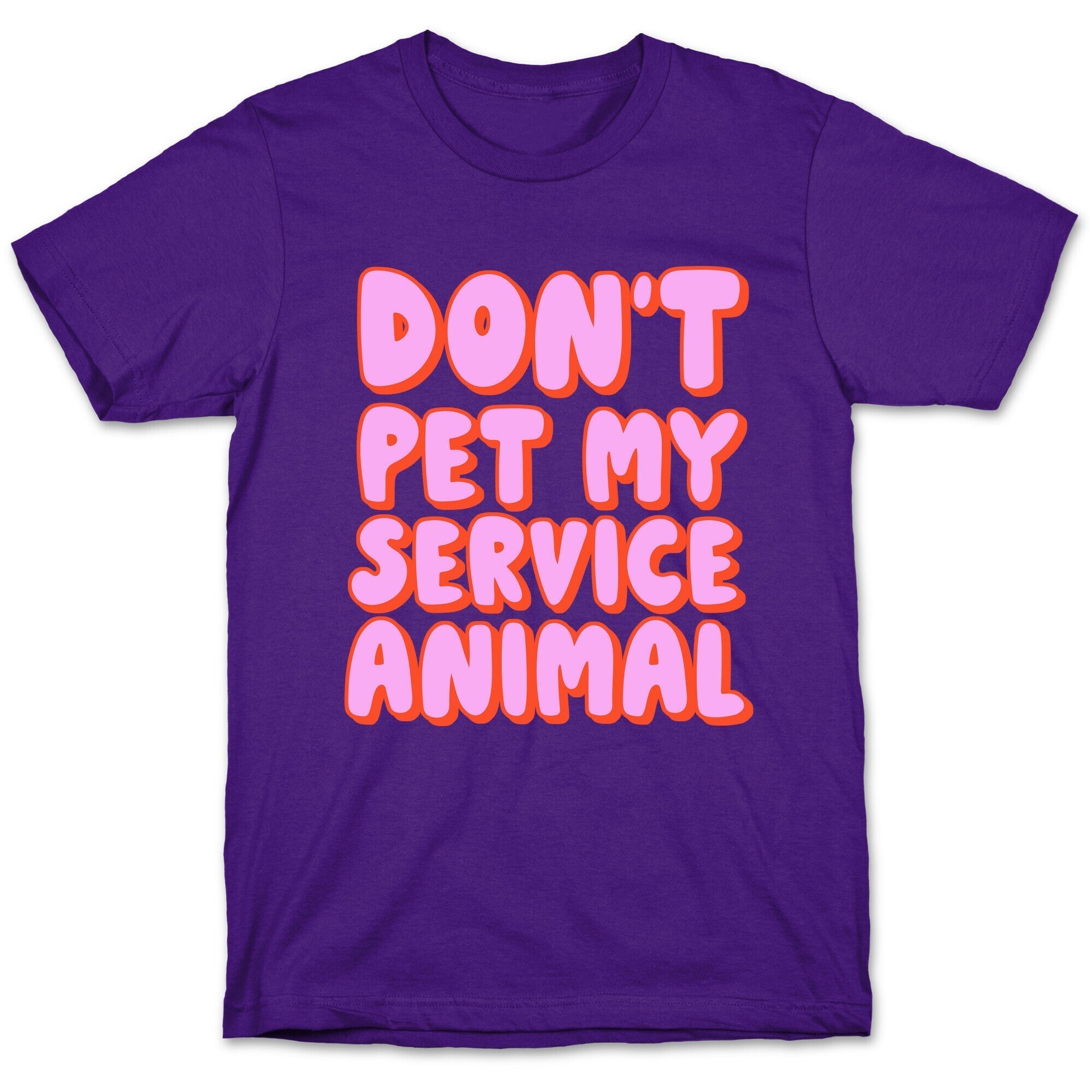 Don't Pet My Service Animal T-Shirt Hoodie, Sweatshirt | CoreVibeTees.com (Image 5)