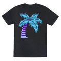 8-Bit Vaporwave Palm Tree Unisex Triblend Tee Hoodie, Sweatshirt | CoreVibeTees.com (Image 1)