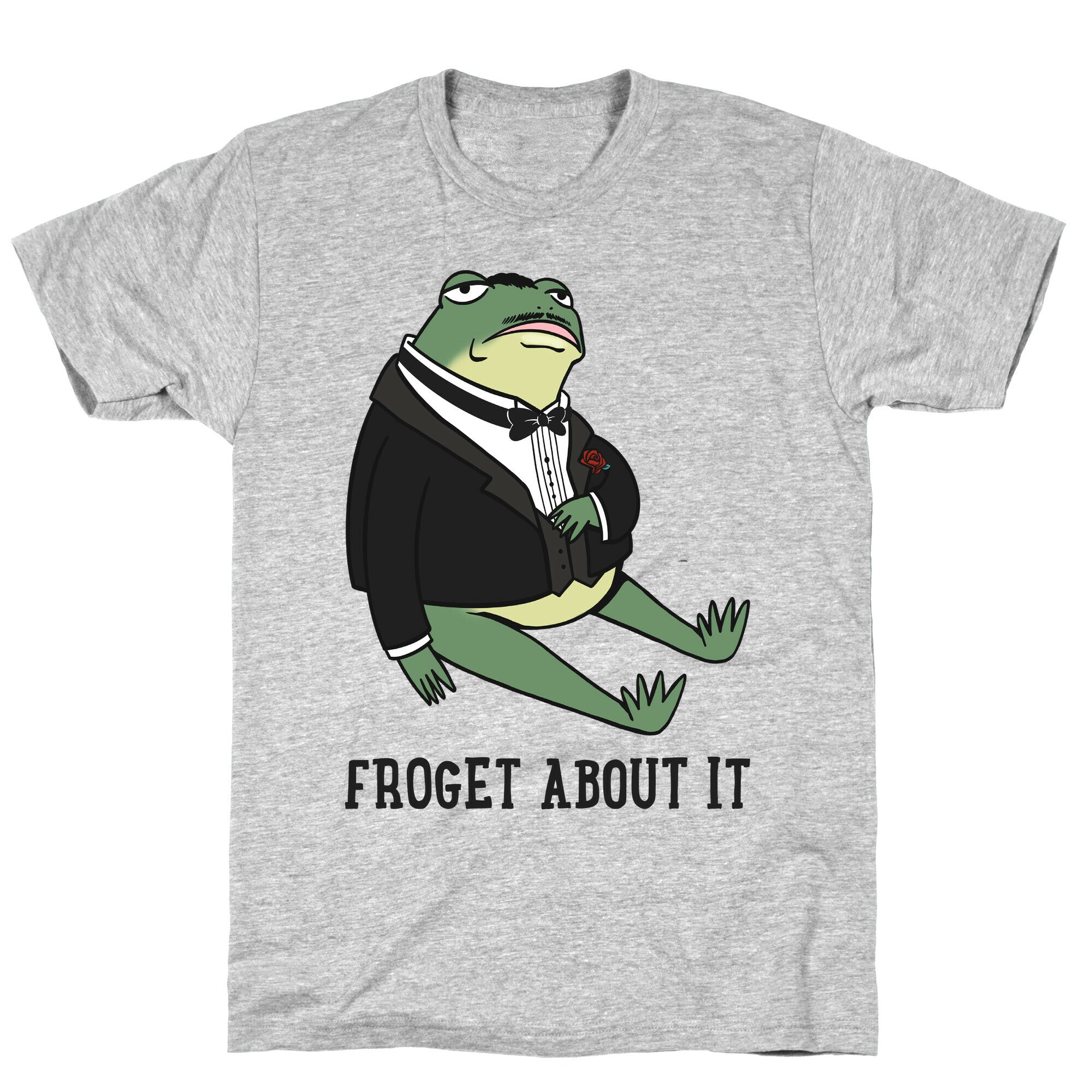 Froget About It Frog Mafia Parody T-Shirt Hoodie, Sweatshirt | CoreVibeTees.com (Image 3)